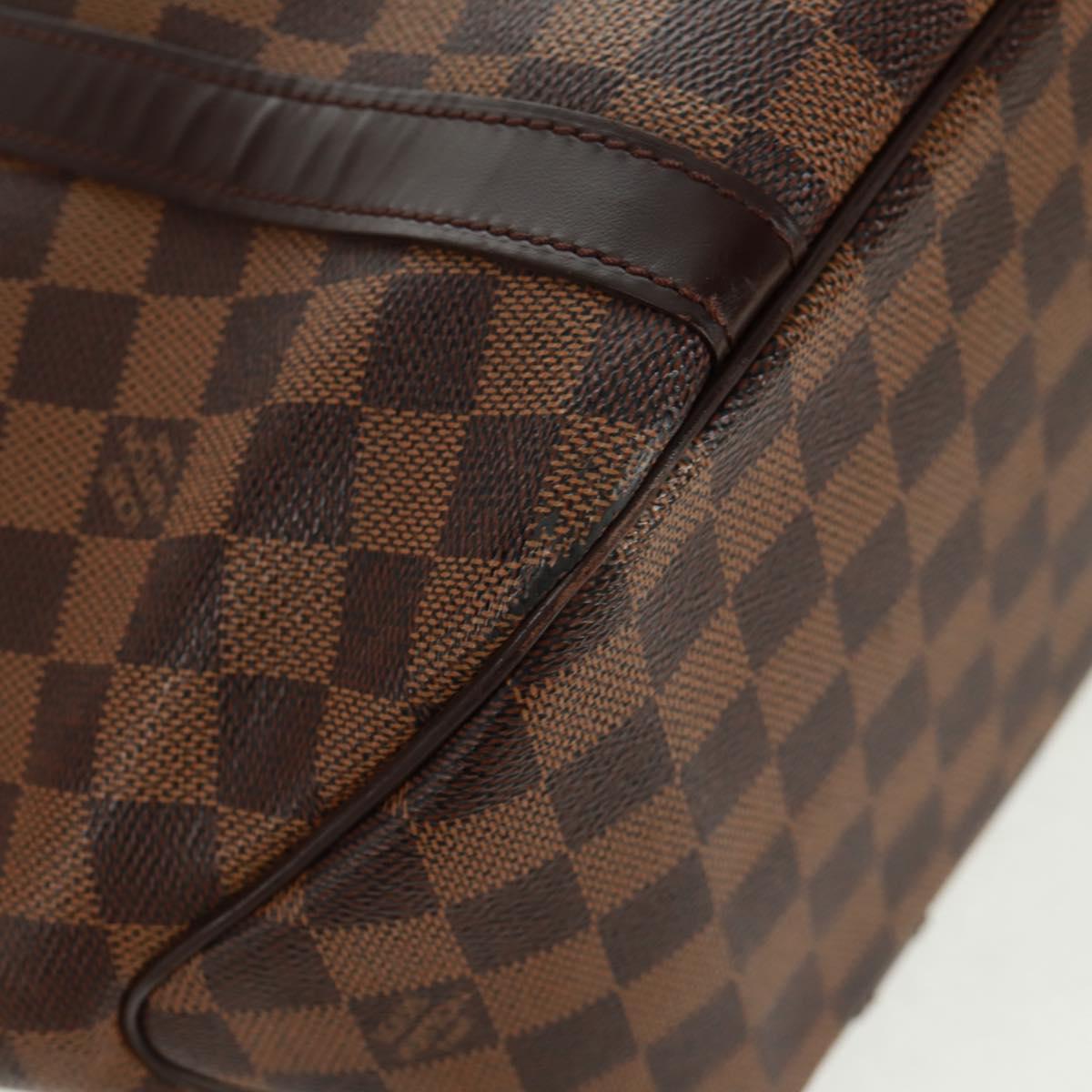 LOUIS VUITTON Damier Ebene Sac Shopping Tote Bag SPO LV Auth 164404V