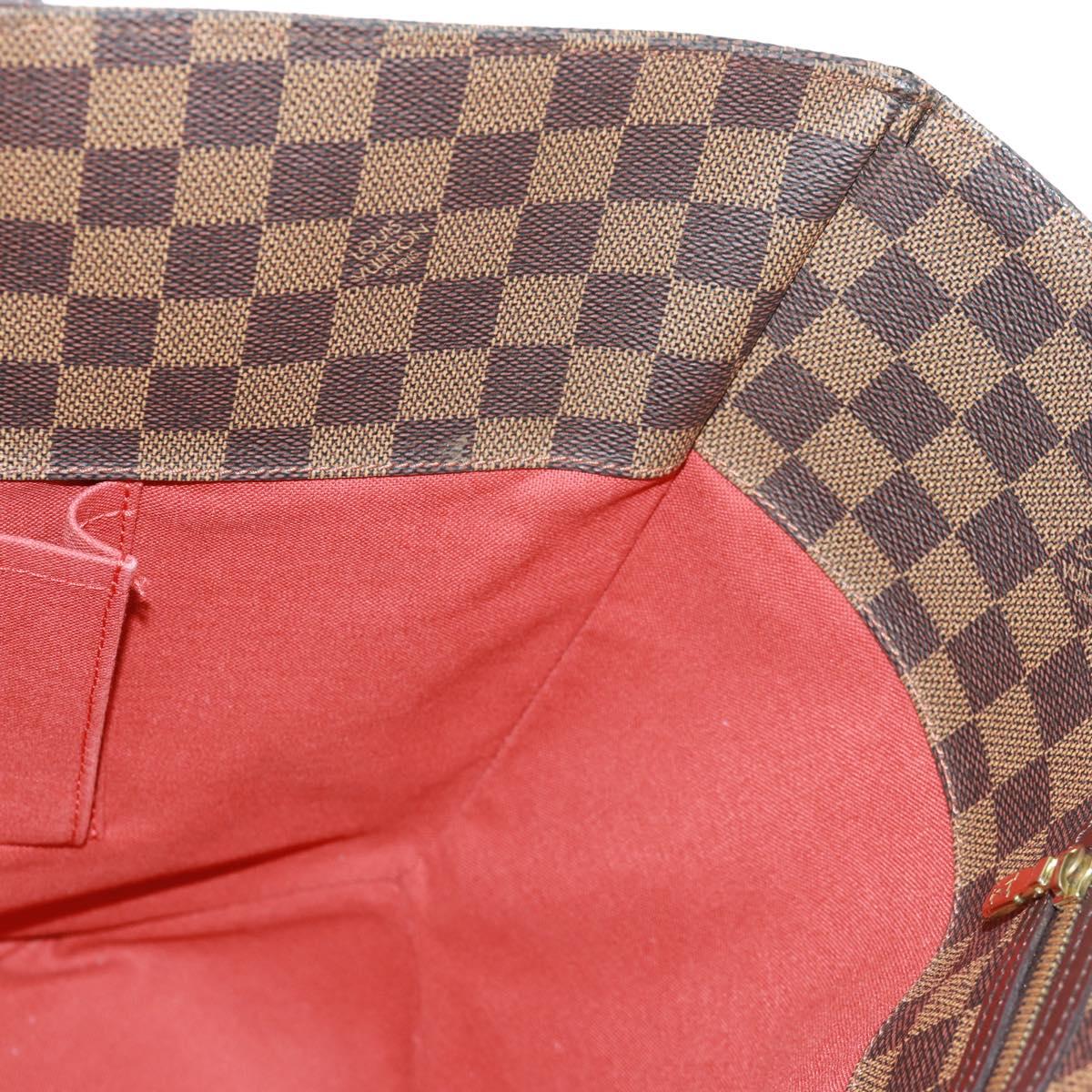 LOUIS VUITTON Damier Ebene Sac Shopping Tote Bag SPO LV Auth 164404V