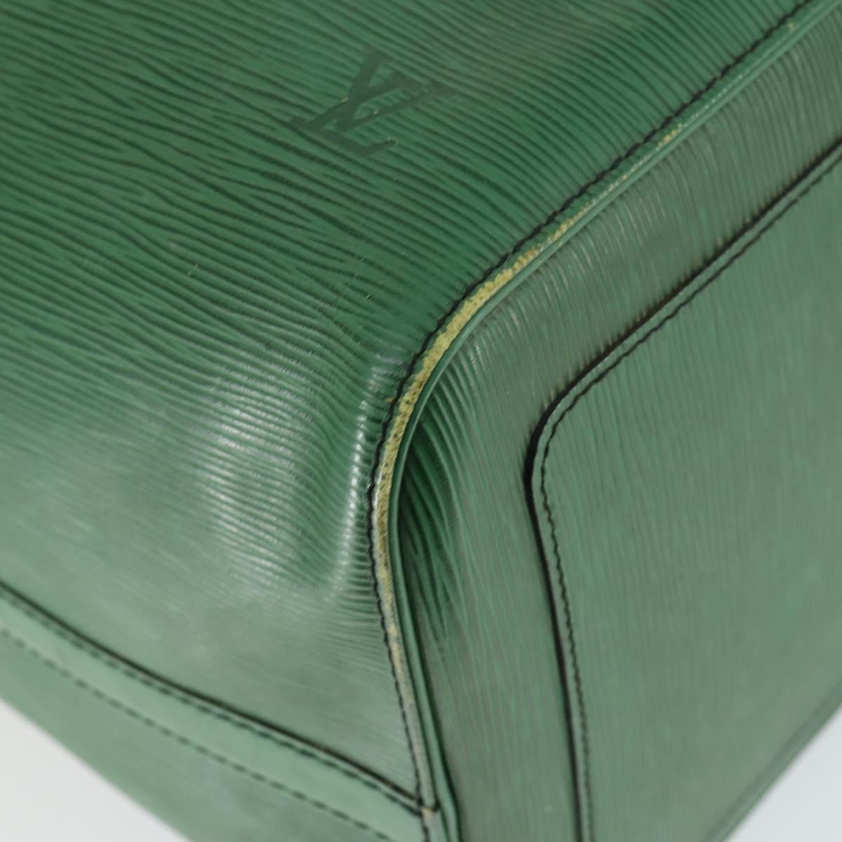 LOUIS VUITTON Epi Keepall 50 Boston Bag Green M42964 LV Auth 164405