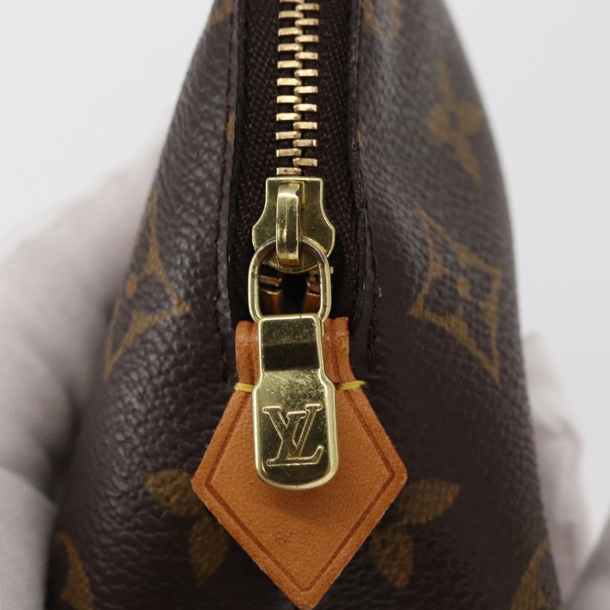 LOUIS VUITTON Monogram Pochette Cosmetic PM Pouch M43998 LV Auth 164540