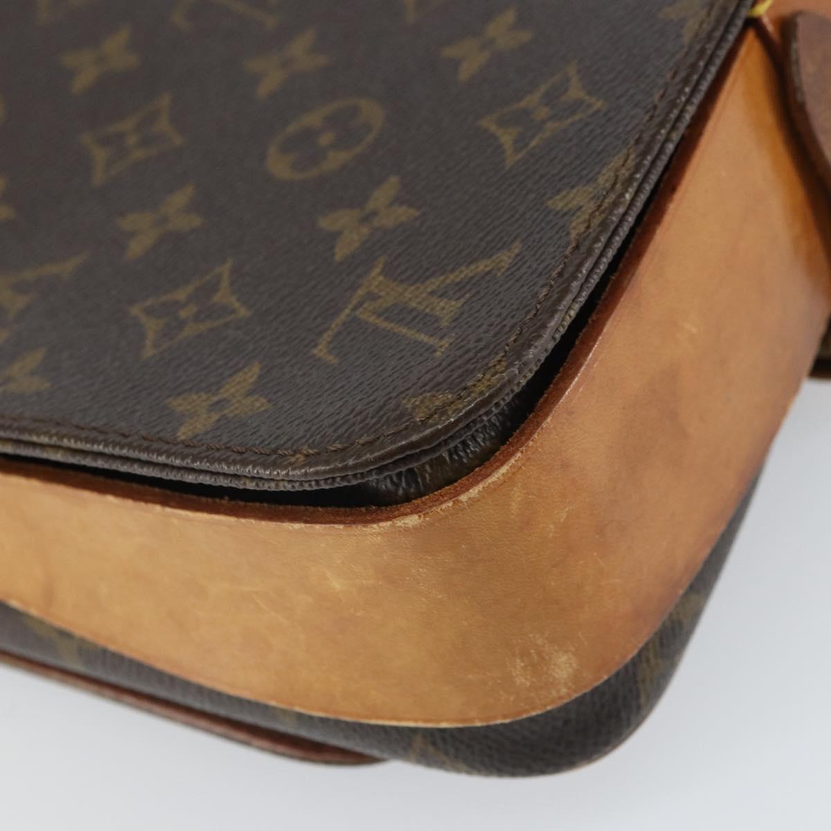 LOUIS VUITTON Monogram Cartouchiere MM Shoulder Bag M51253 LV Auth 164545