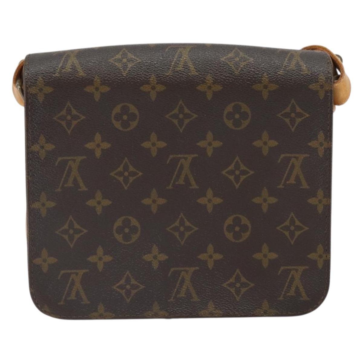 LOUIS VUITTON Monogram Cartouchiere MM Shoulder Bag M51253 LV Auth 164545