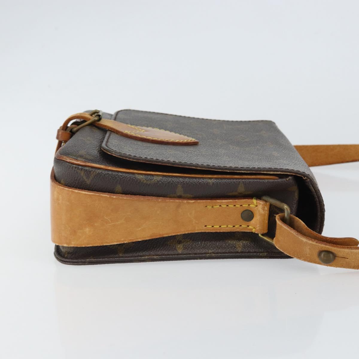 LOUIS VUITTON Monogram Cartouchiere MM Shoulder Bag M51253 LV Auth 164545