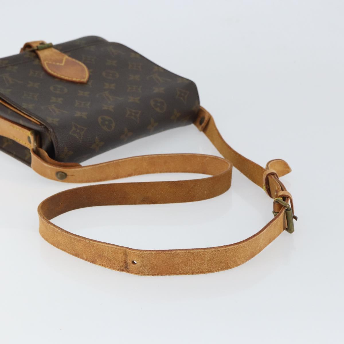 LOUIS VUITTON Monogram Cartouchiere MM Shoulder Bag M51253 LV Auth 164545