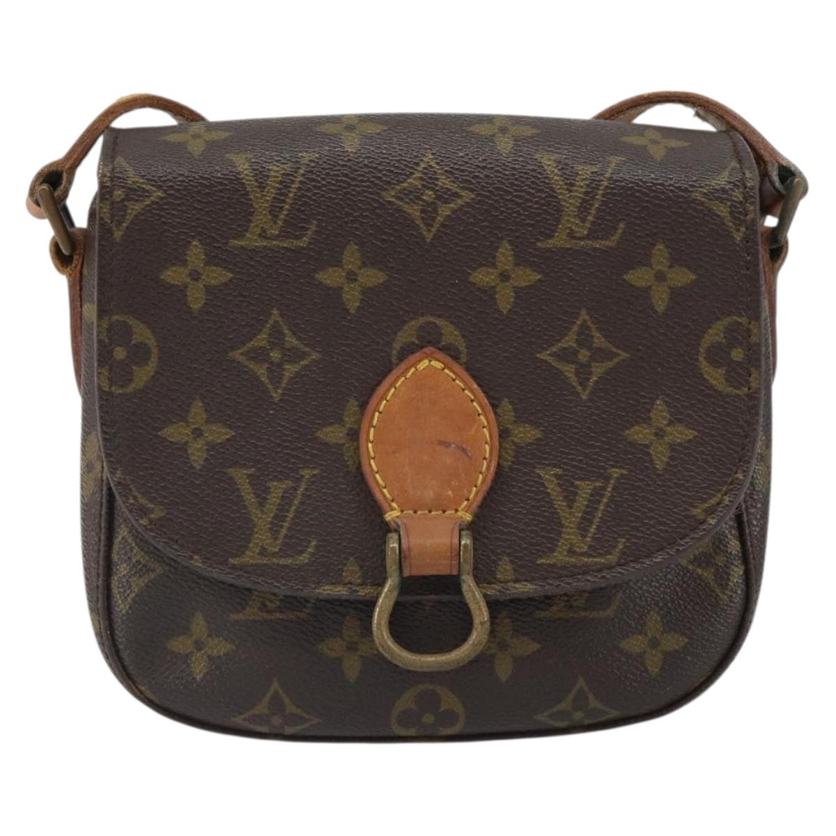 LOUIS VUITTON Monogram Saint Cloud PM Shoulder Bag M51244 LV Auth 164547