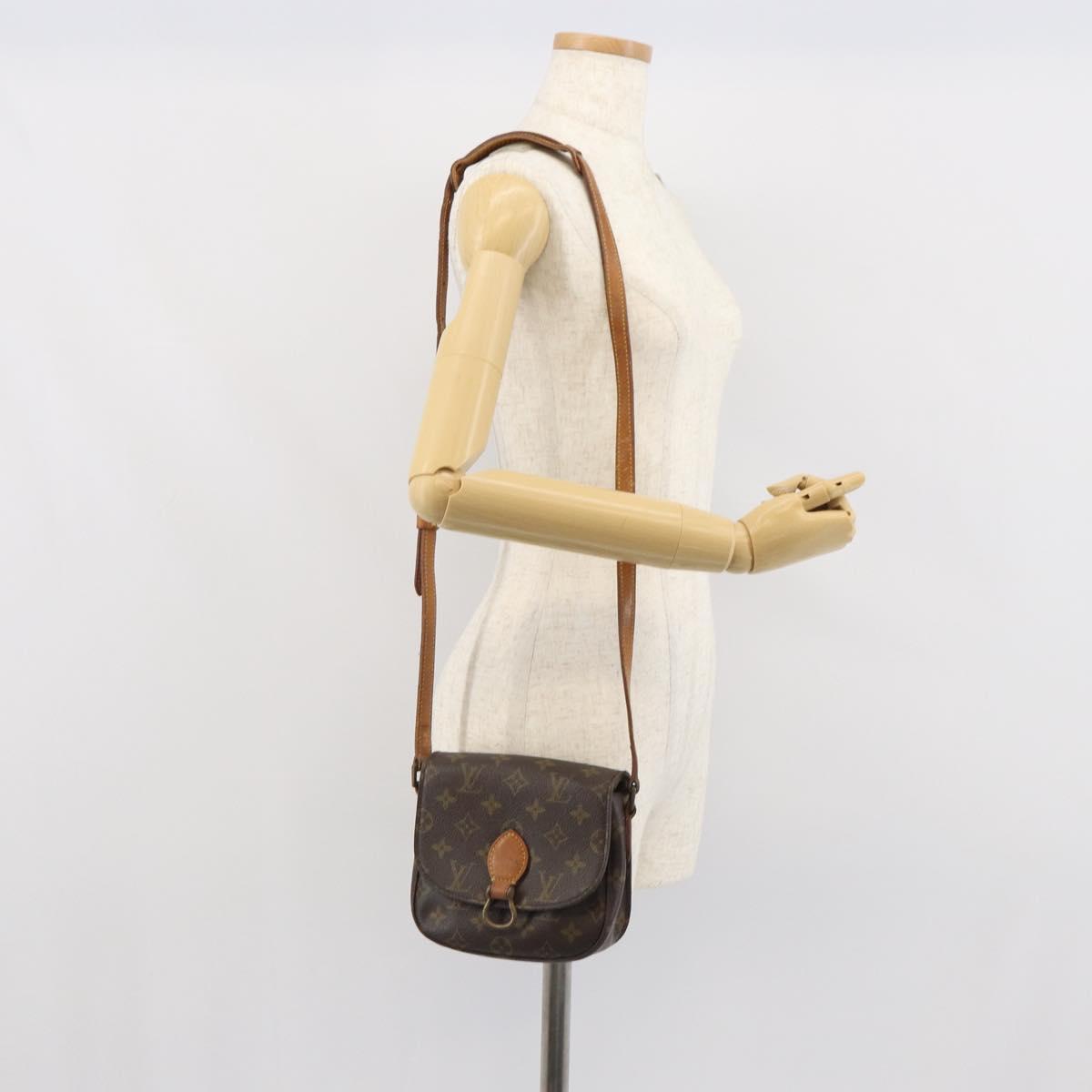 LOUIS VUITTON Monogram Saint Cloud PM Shoulder Bag M51244 LV Auth 164547