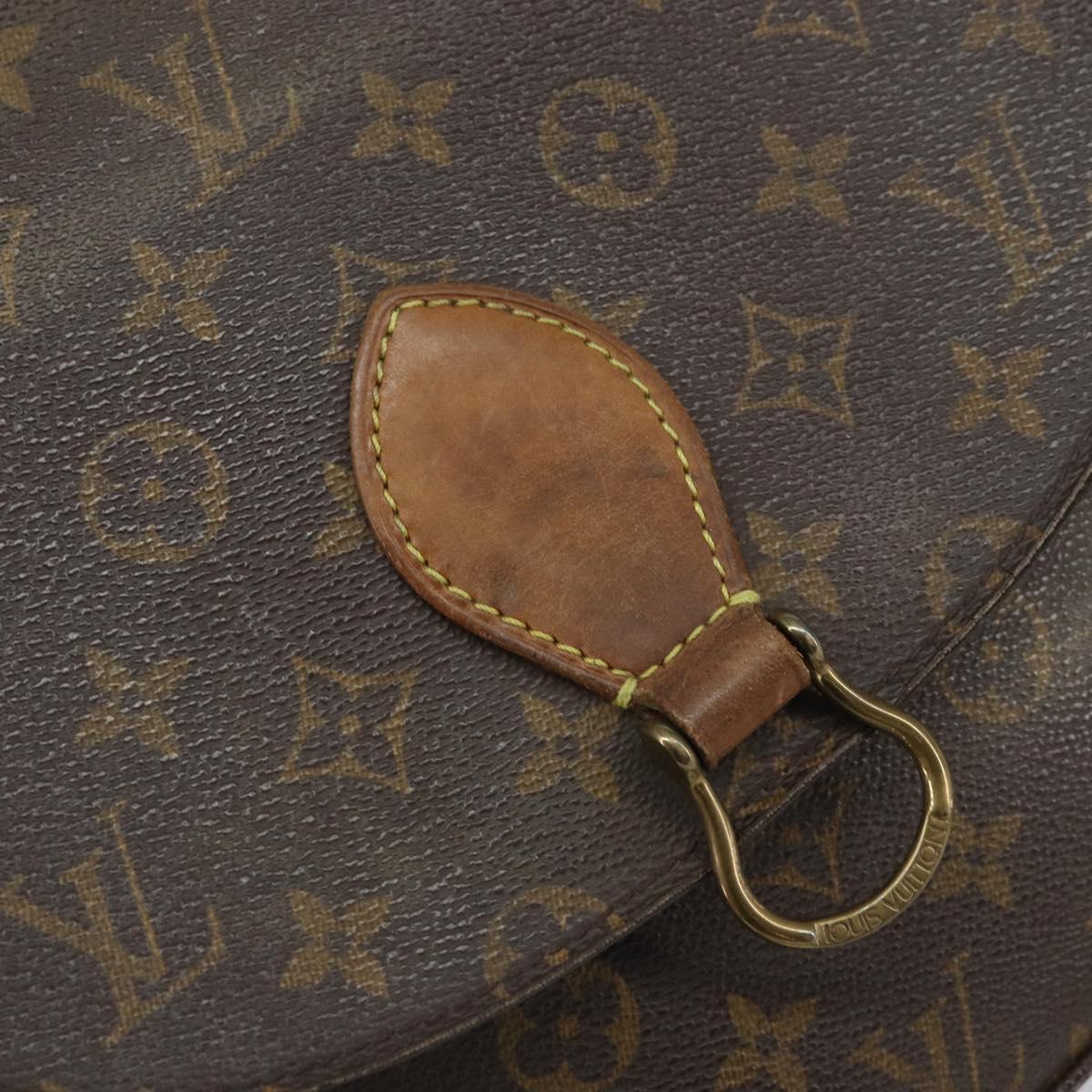 LOUIS VUITTON Monogram Saint Cloud GM Shoulder Bag M51242 LV Auth 164548