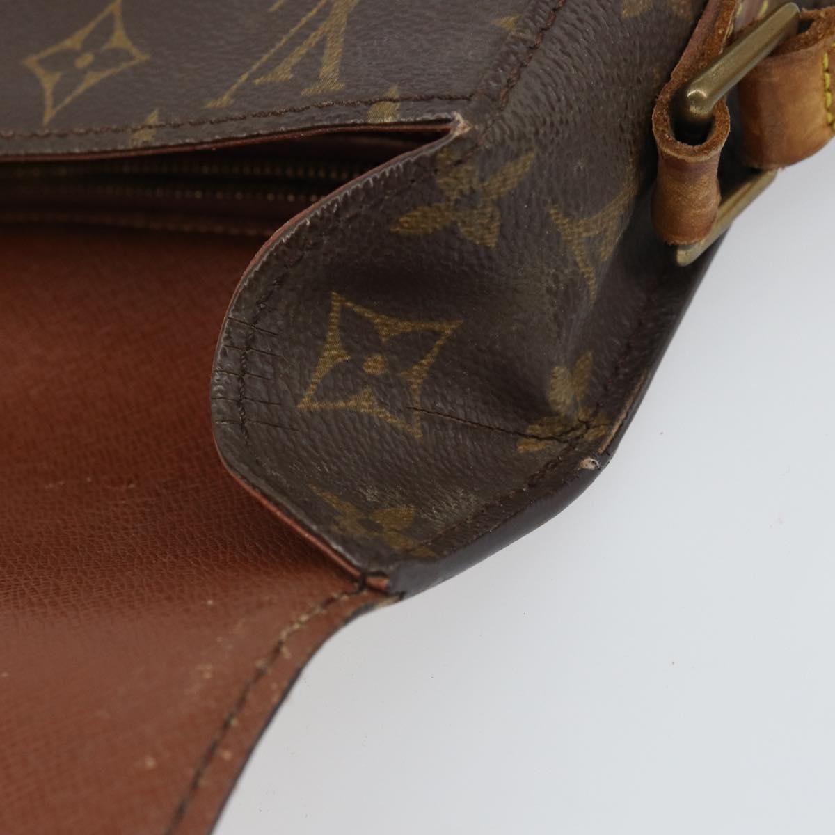 LOUIS VUITTON Monogram Saint Cloud GM Shoulder Bag M51242 LV Auth 164548