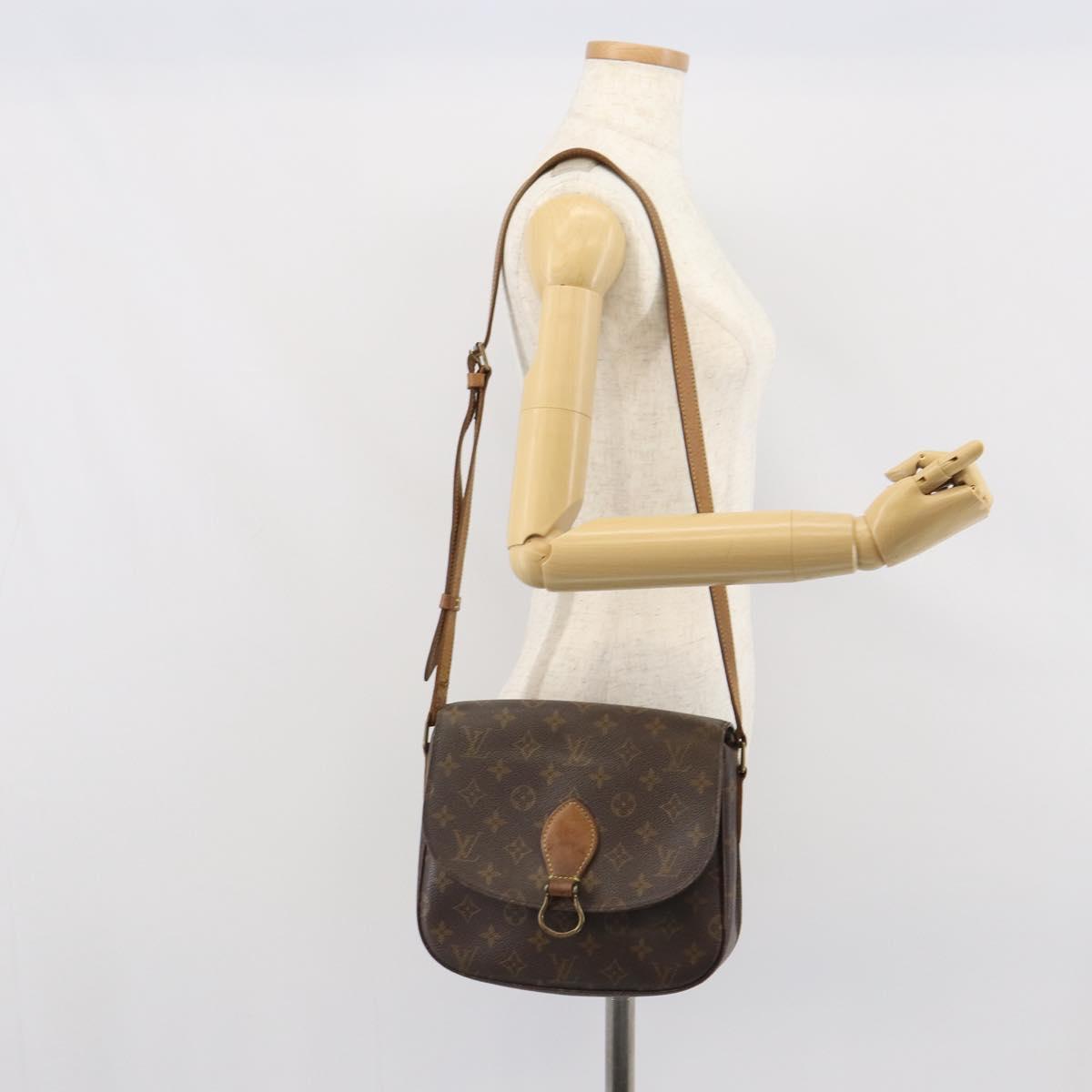 LOUIS VUITTON Monogram Saint Cloud GM Shoulder Bag M51242 LV Auth 164548