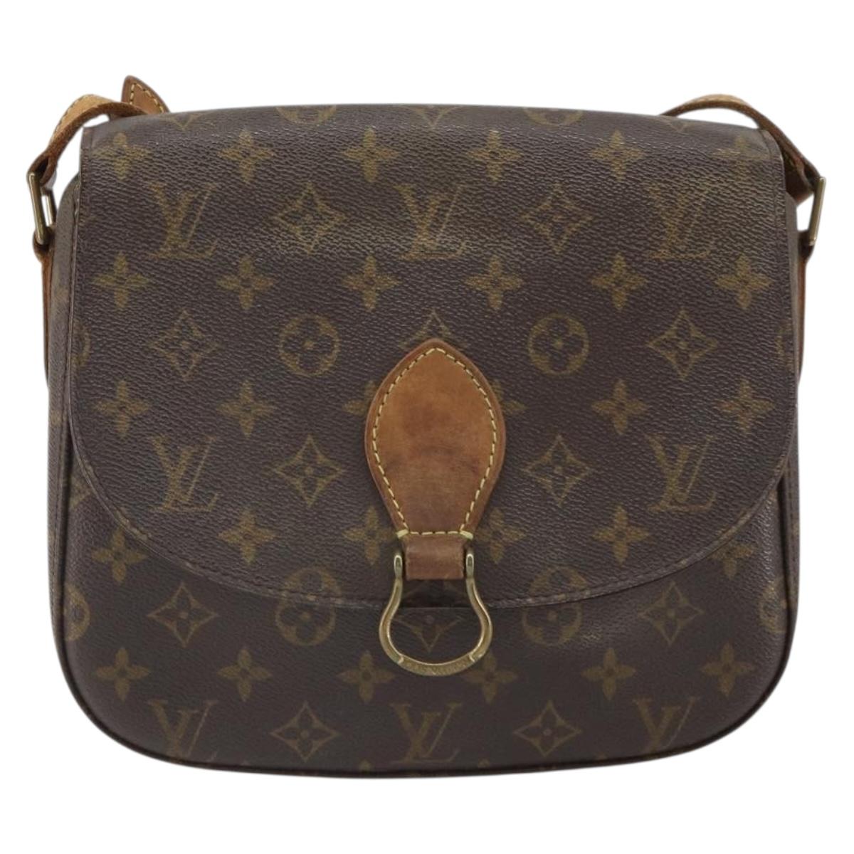 LOUIS VUITTON Monogram Saint Cloud GM Shoulder Bag M51242 LV Auth 164548
