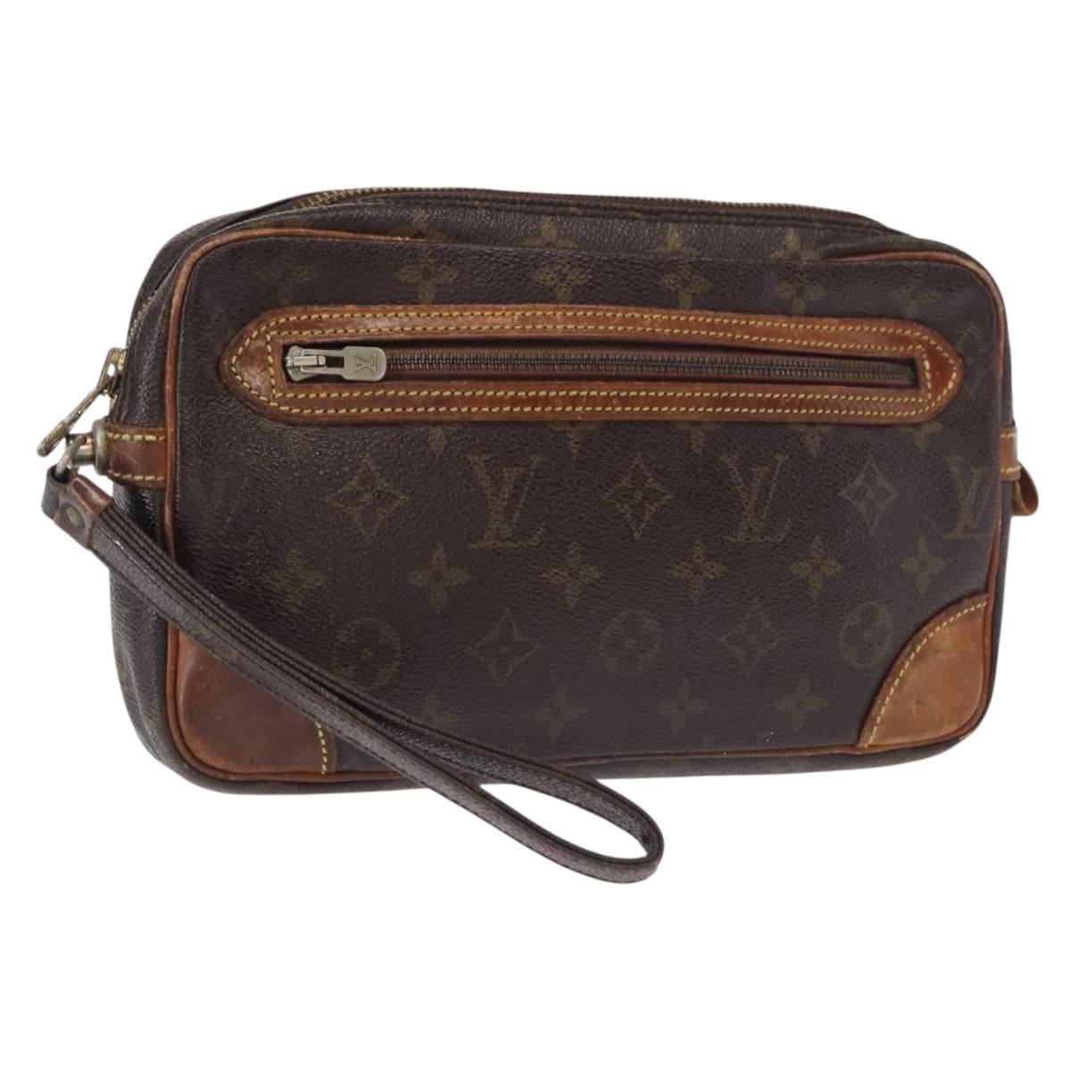 LOUIS VUITTON Monogram Marly Dragonne GM Clutch Bag M51825 LV Auth 164549