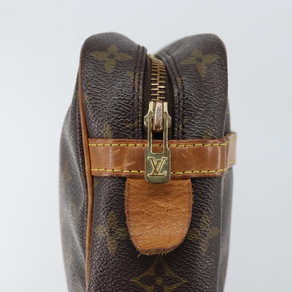 LOUIS VUITTON Monogram Compiegne 28 Clutch Bag M51845 LV Auth 164550
