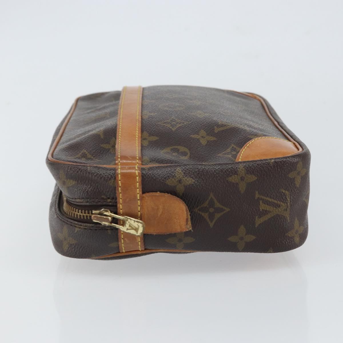 LOUIS VUITTON Monogram Compiegne 28 Clutch Bag M51845 LV Auth 164550