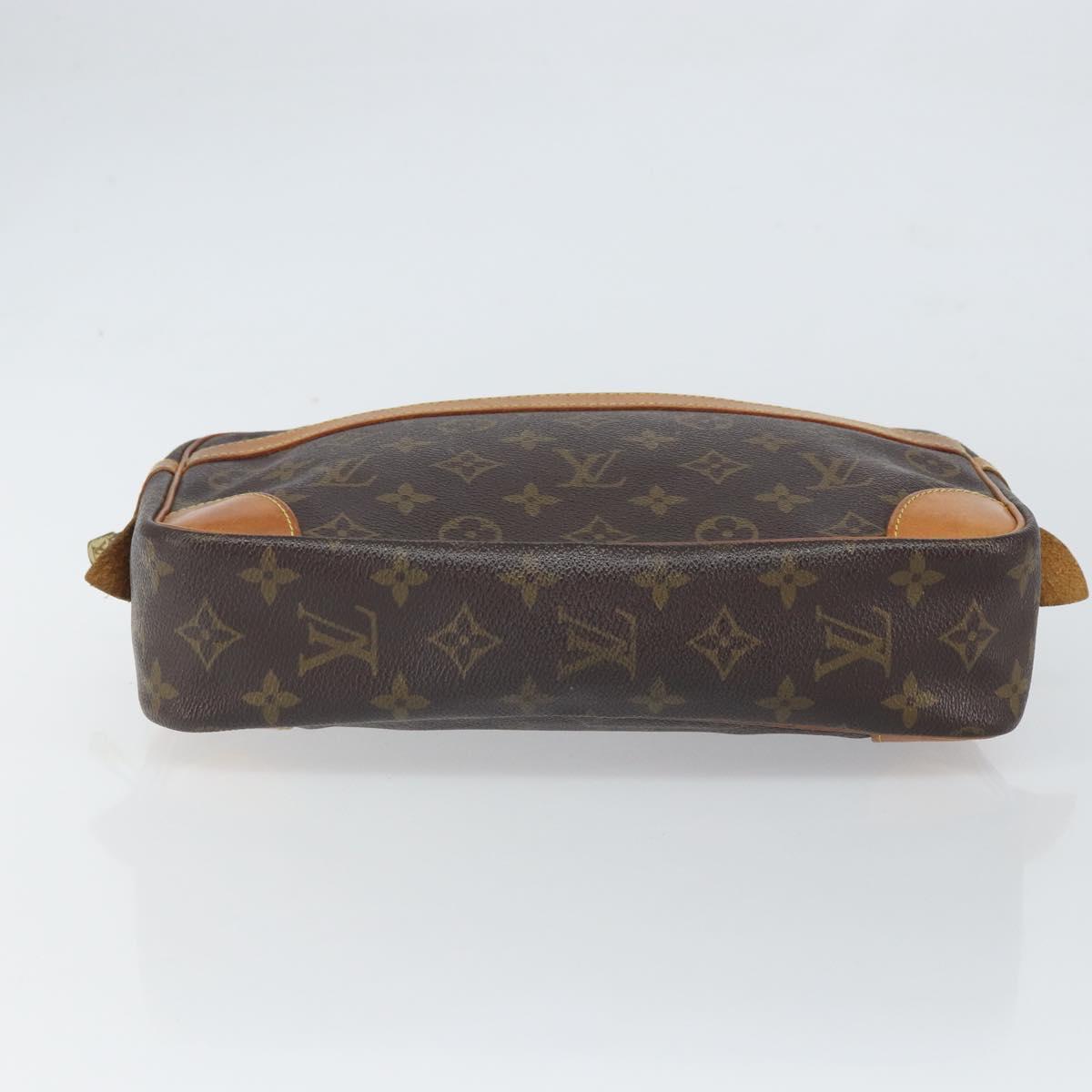 LOUIS VUITTON Monogram Compiegne 28 Clutch Bag M51845 LV Auth 164550