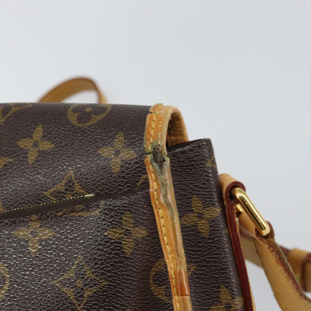 LOUIS VUITTON Monogram Menilmontant MM Shoulder Bag M40473 LV Auth 164555