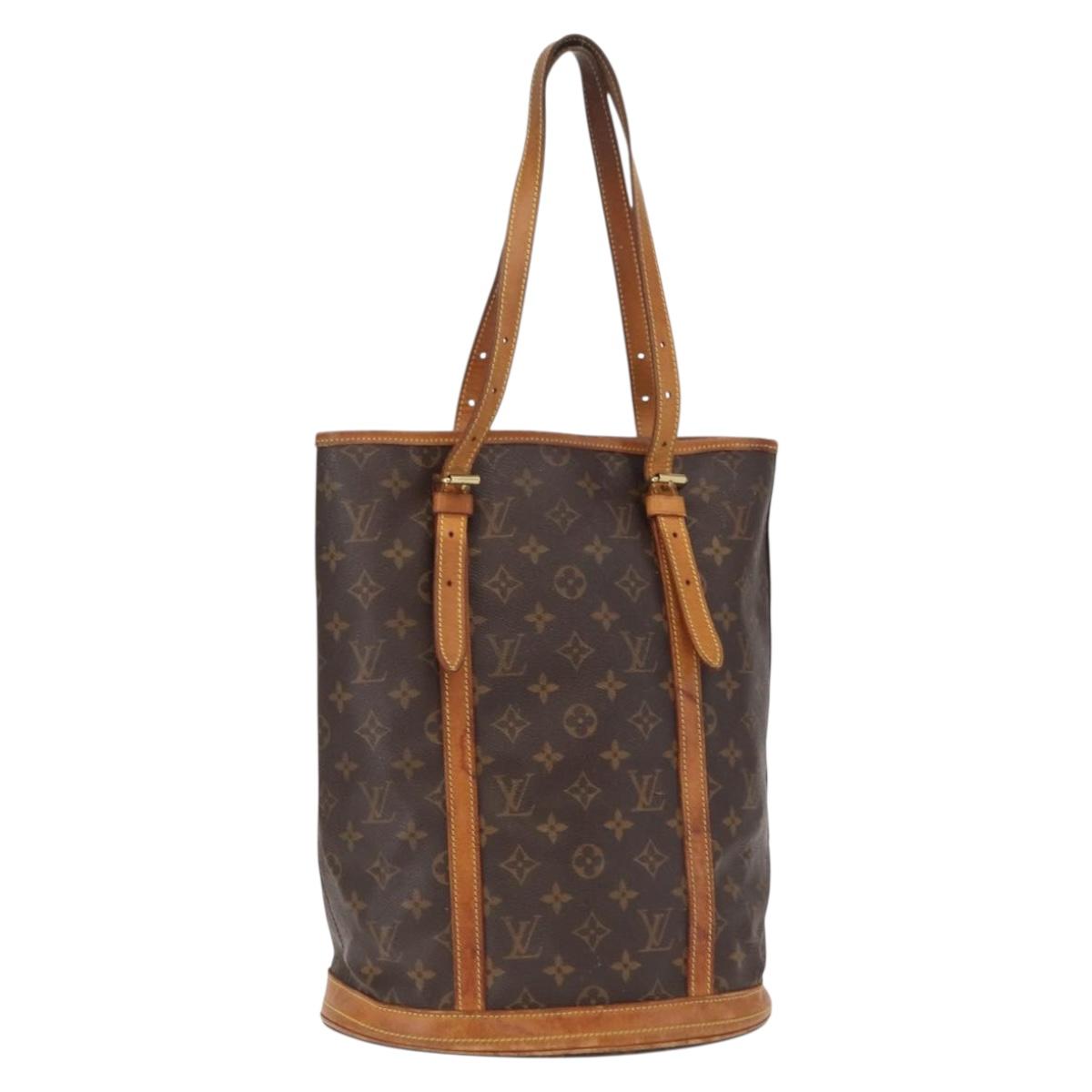 LOUIS VUITTON Monogram Bucket GM Shoulder Bag M42236 LV Auth 164563