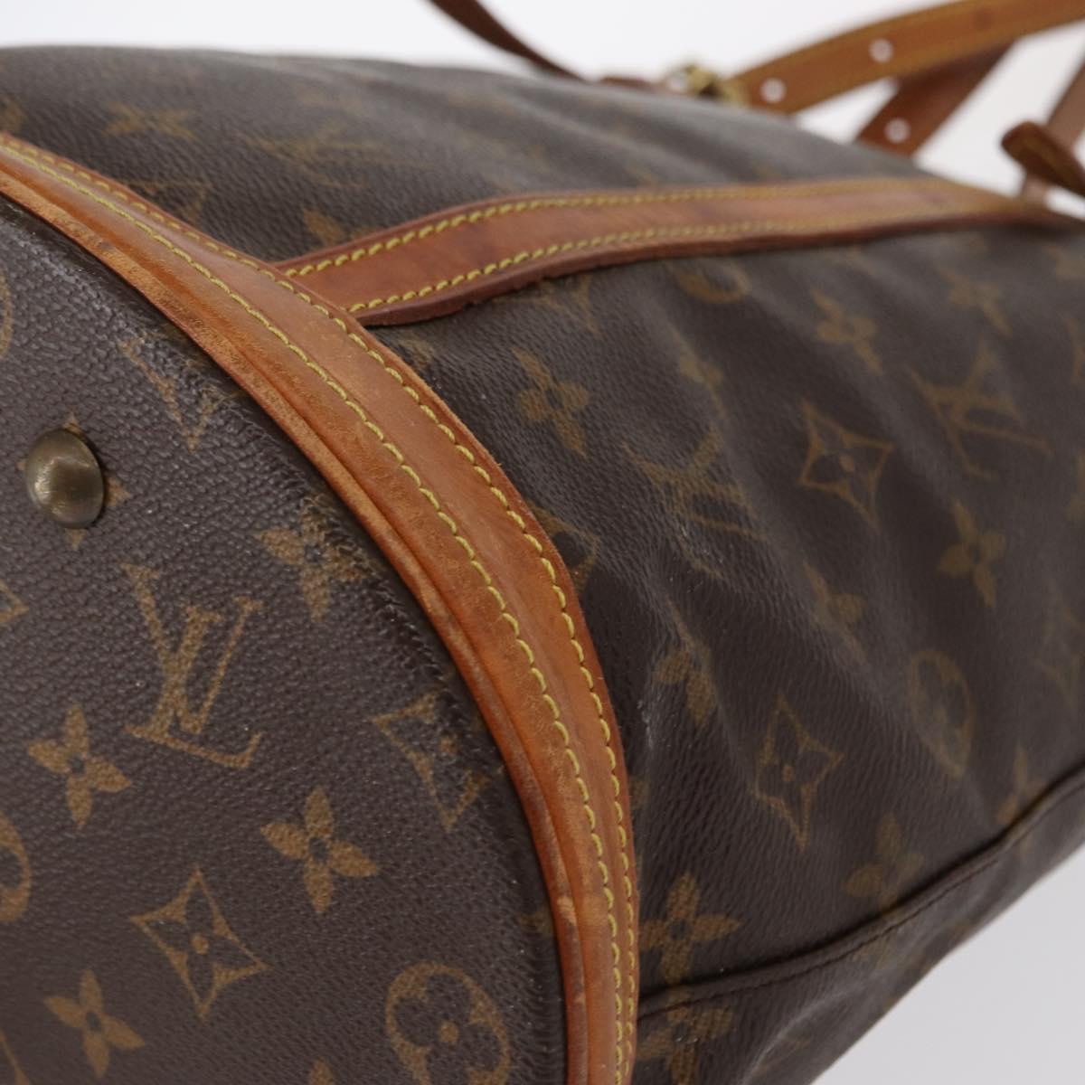 LOUIS VUITTON Monogram Bucket GM Shoulder Bag M42236 LV Auth 164563