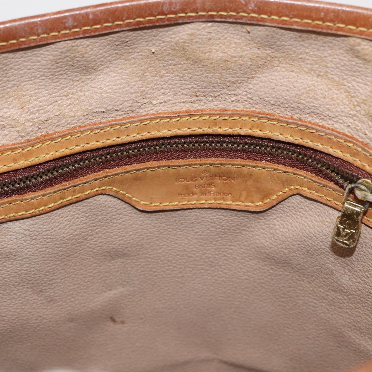 LOUIS VUITTON Monogram Bucket GM Shoulder Bag M42236 LV Auth 164563