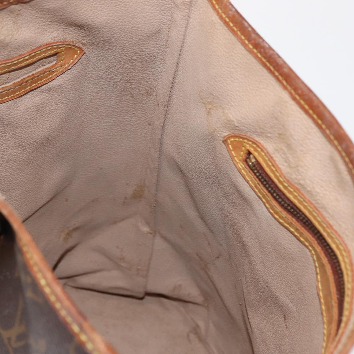 LOUIS VUITTON Monogram Bucket GM Shoulder Bag M42236 LV Auth 164563