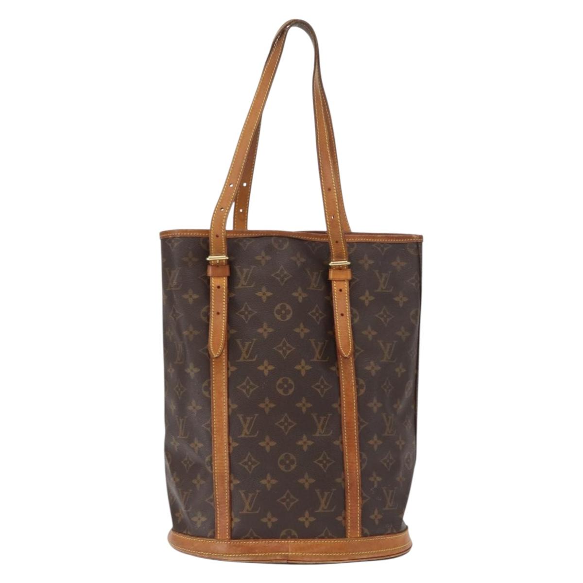 LOUIS VUITTON Monogram Bucket GM Shoulder Bag M42236 LV Auth 164563