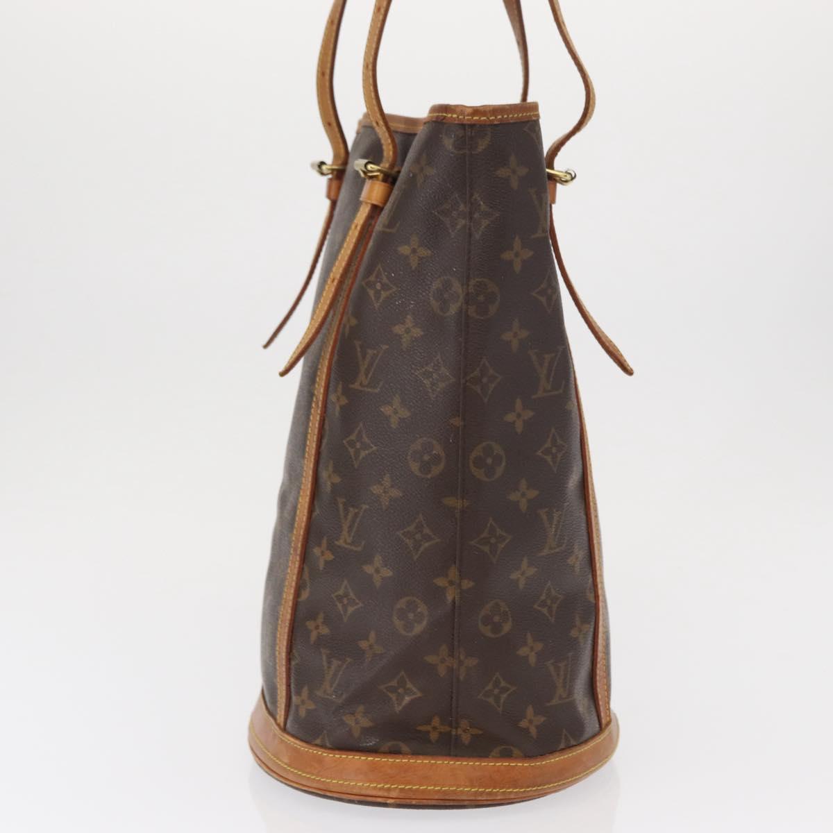 LOUIS VUITTON Monogram Bucket GM Shoulder Bag M42236 LV Auth 164563