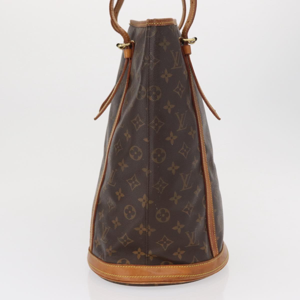 LOUIS VUITTON Monogram Bucket GM Shoulder Bag M42236 LV Auth 164563