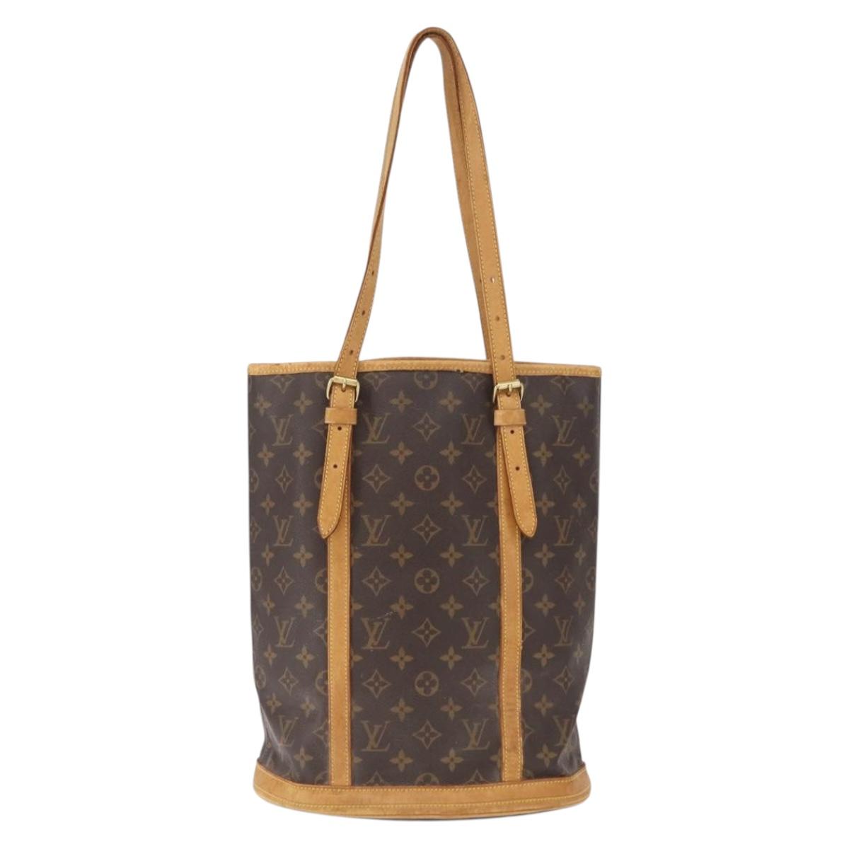 LOUIS VUITTON Monogram Bucket GM Shoulder Bag M42236 LV Auth 164564