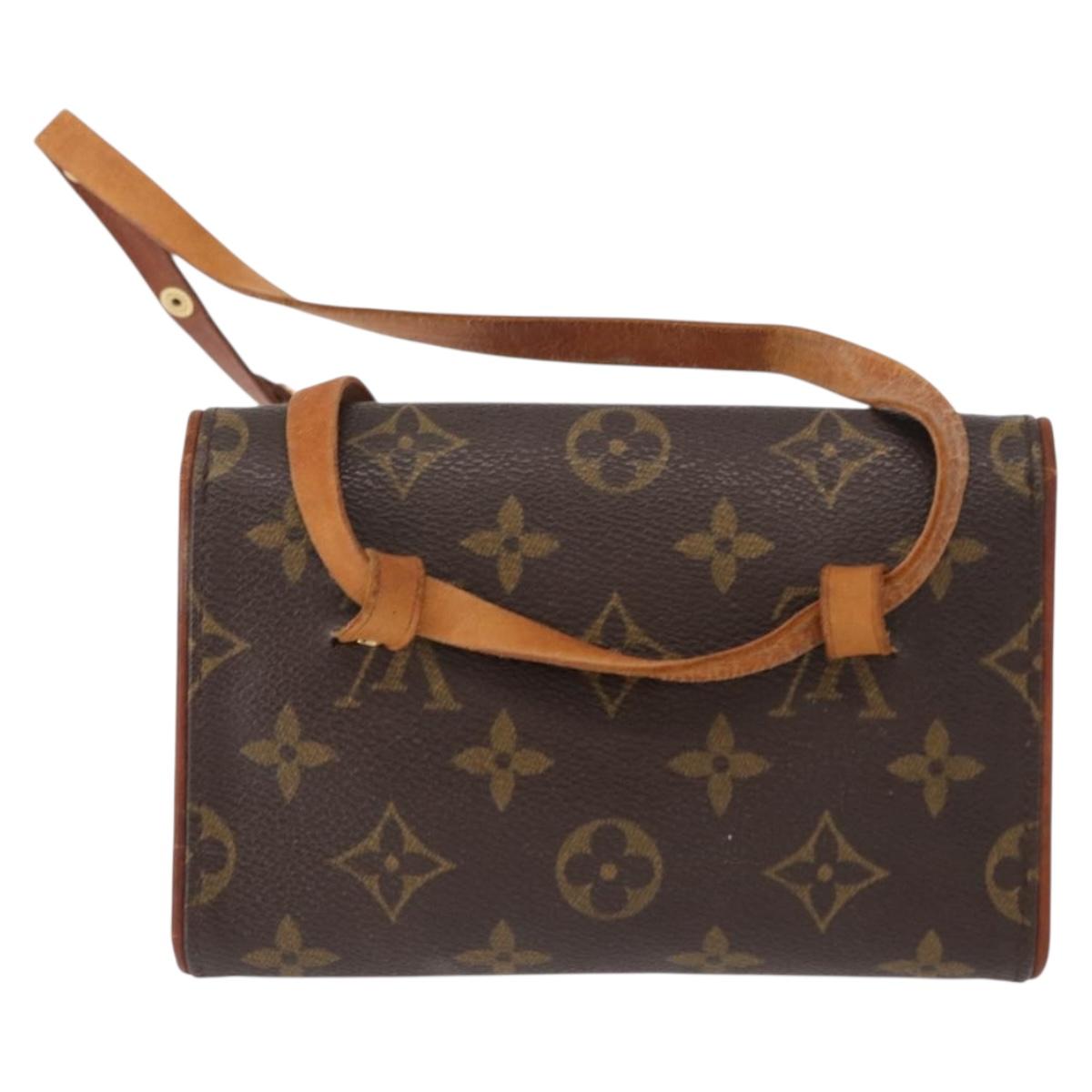 LOUIS VUITTON Monogram Pochette Florentine Waist bag M51855 LV Auth 164566