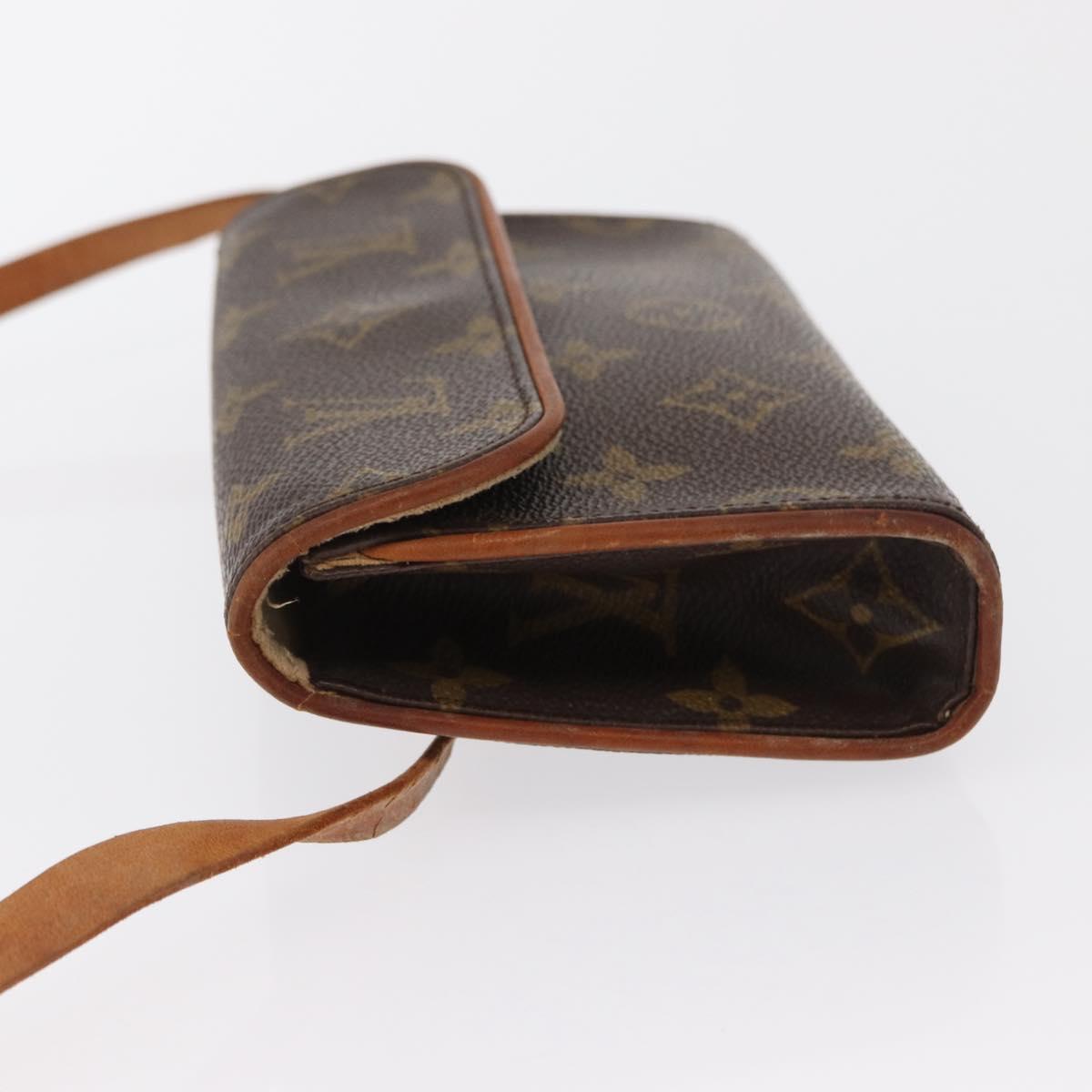 LOUIS VUITTON Monogram Pochette Florentine Waist bag M51855 LV Auth 164566