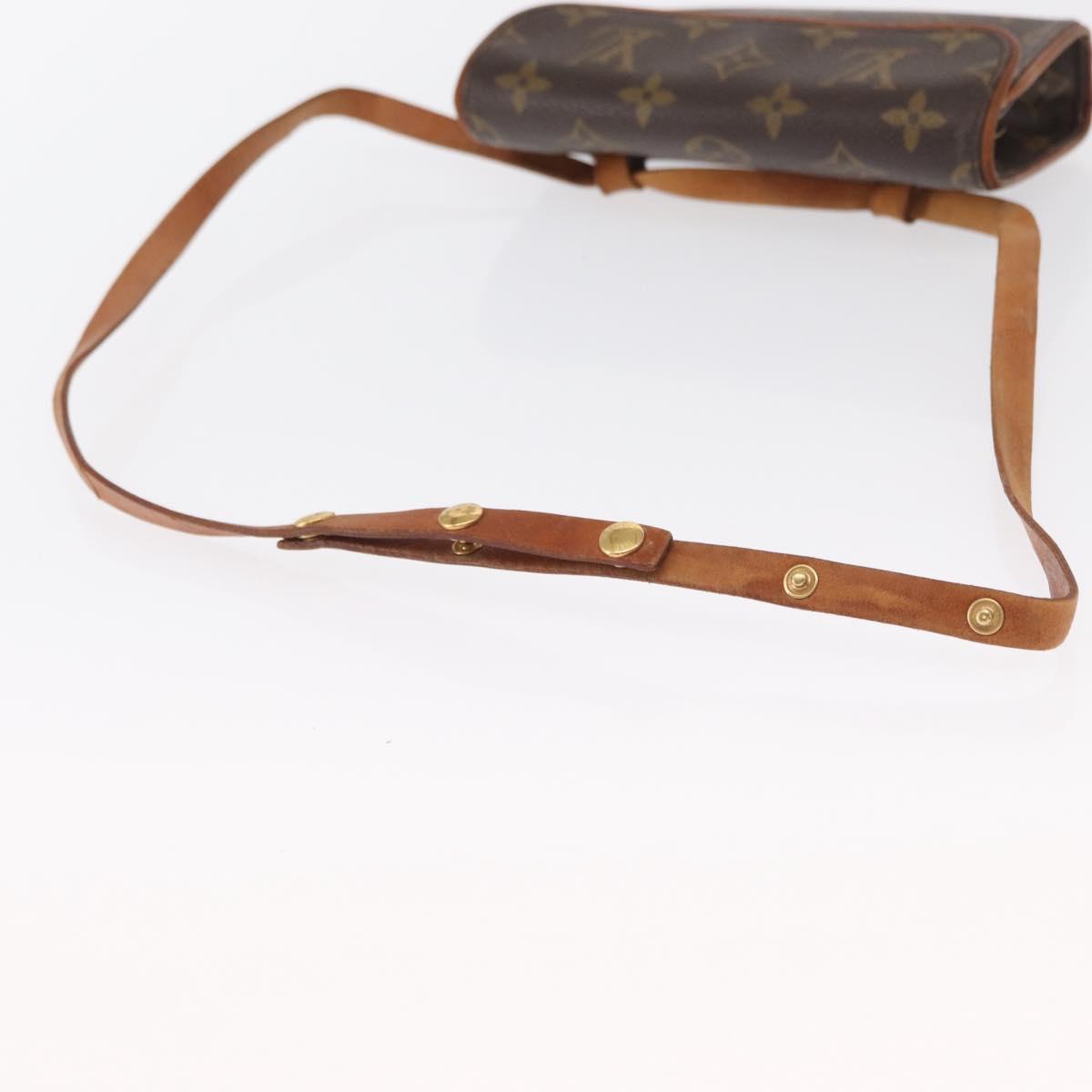 LOUIS VUITTON Monogram Pochette Florentine Waist bag M51855 LV Auth 164566
