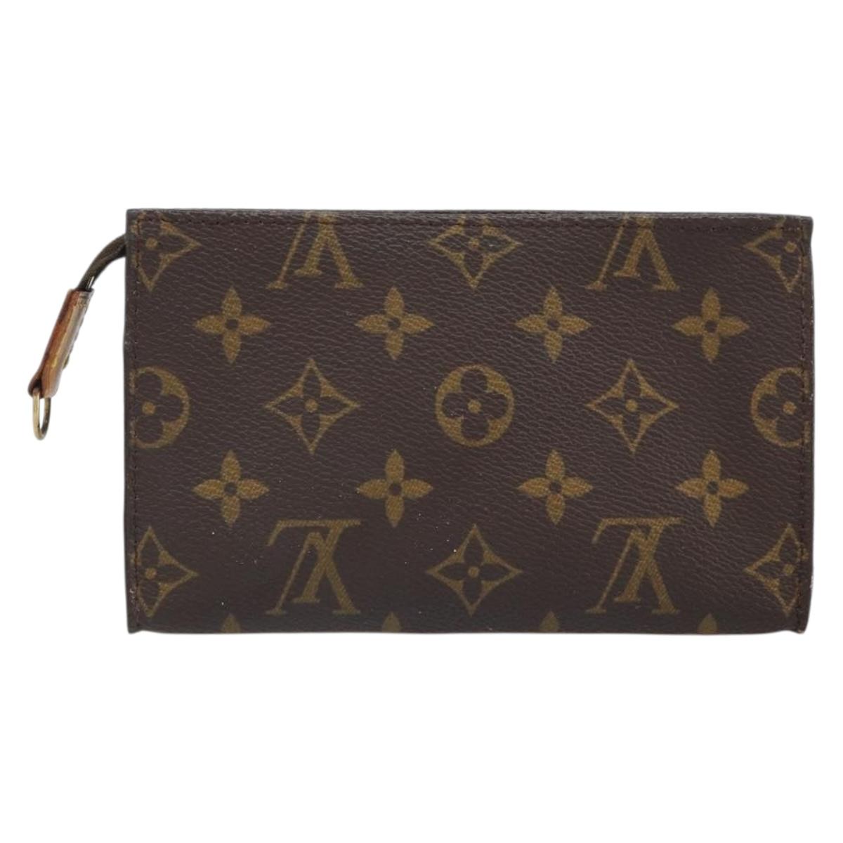 LOUIS VUITTON Monogram Bucket PM Accessory Pouch LV Auth 164568