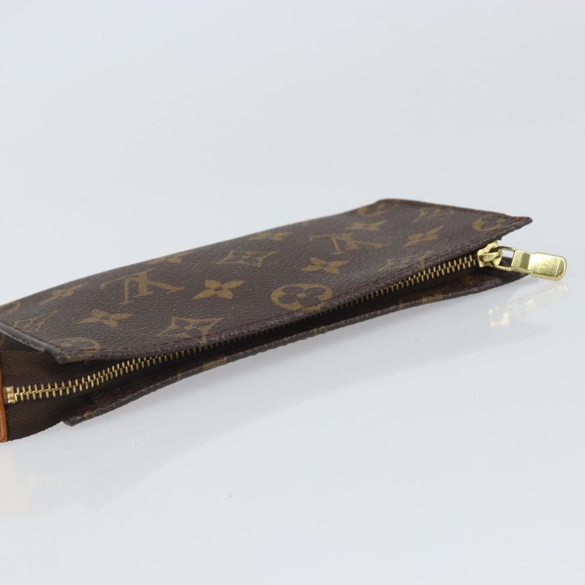 LOUIS VUITTON Monogram Bucket PM Accessory Pouch LV Auth 164568