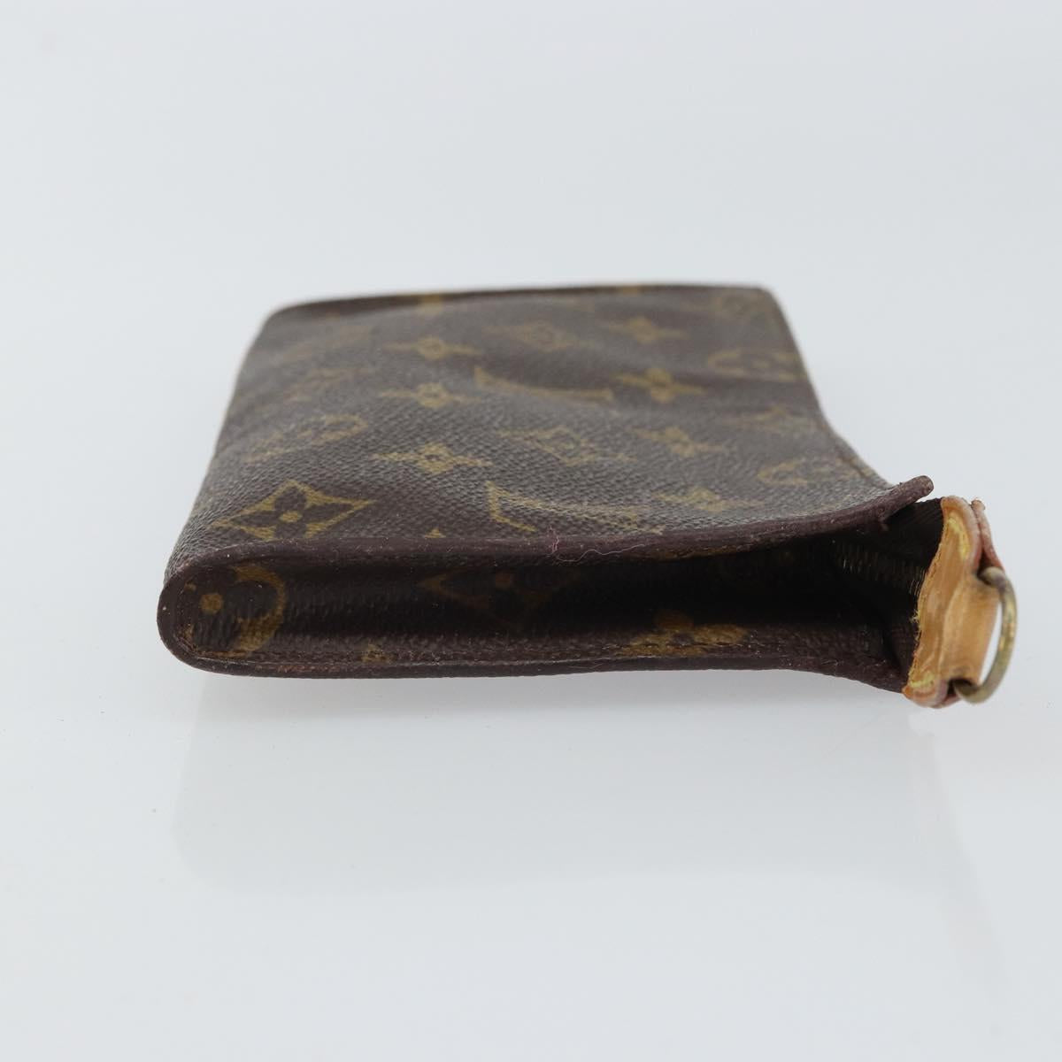 LOUIS VUITTON Monogram Bucket GM Accessory Pouch LV Auth 164569