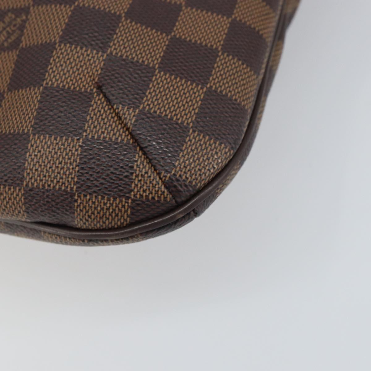 LOUIS VUITTON Damier Ebene Bloomsbury PM Shoulder Bag N42251 LV Auth 164573
