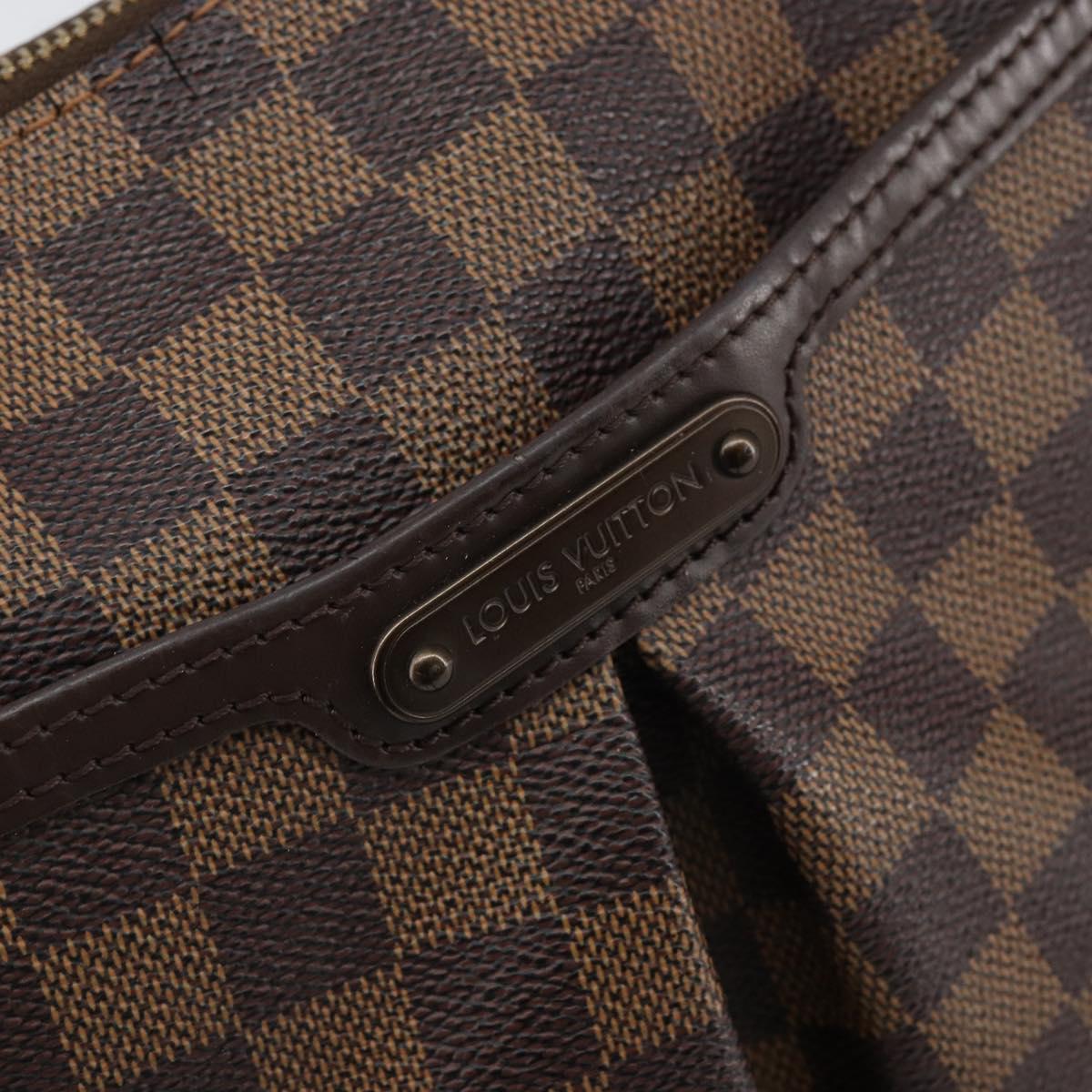 LOUIS VUITTON Damier Ebene Bloomsbury PM Shoulder Bag N42251 LV Auth 164573
