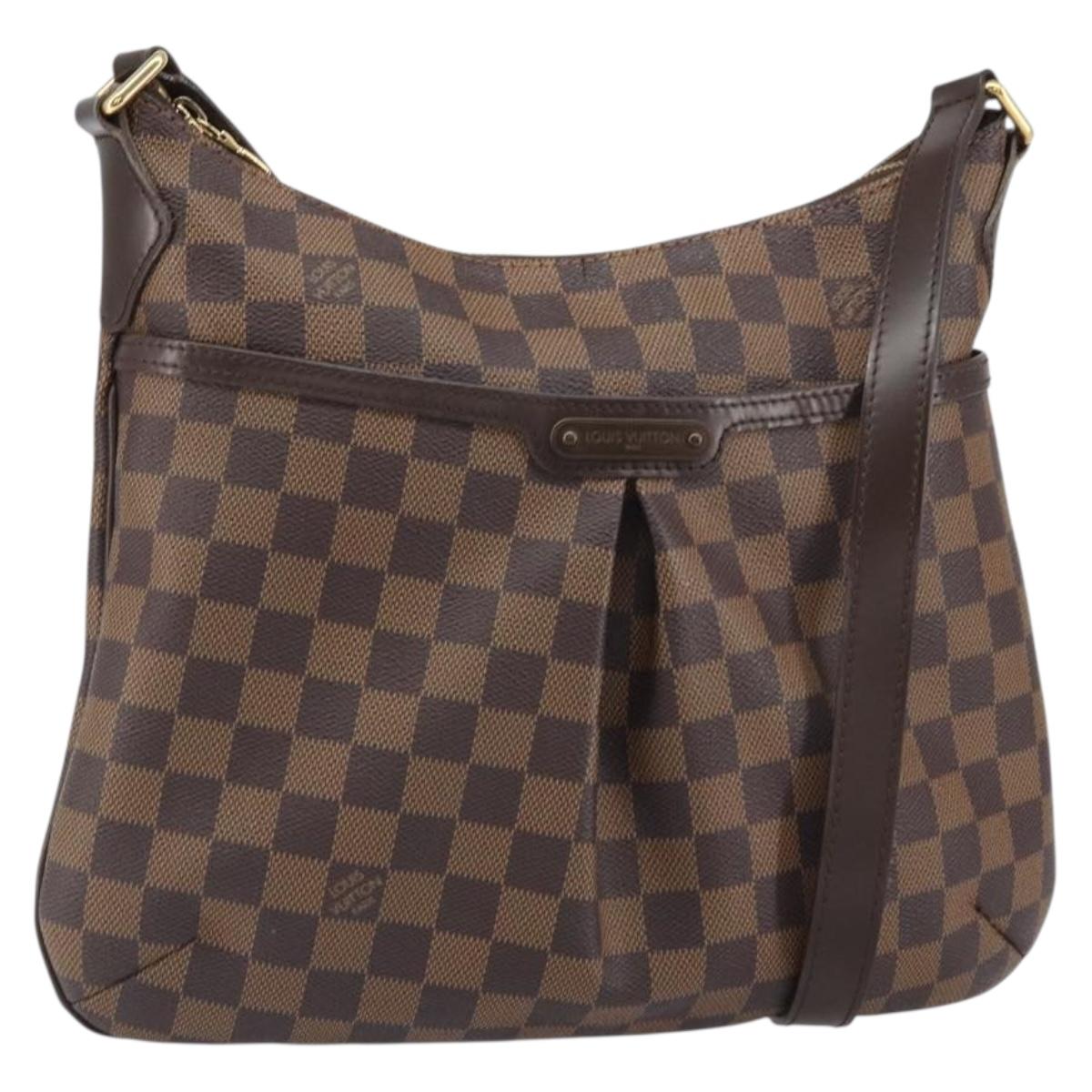 LOUIS VUITTON Damier Ebene Bloomsbury PM Shoulder Bag N42251 LV Auth 164573