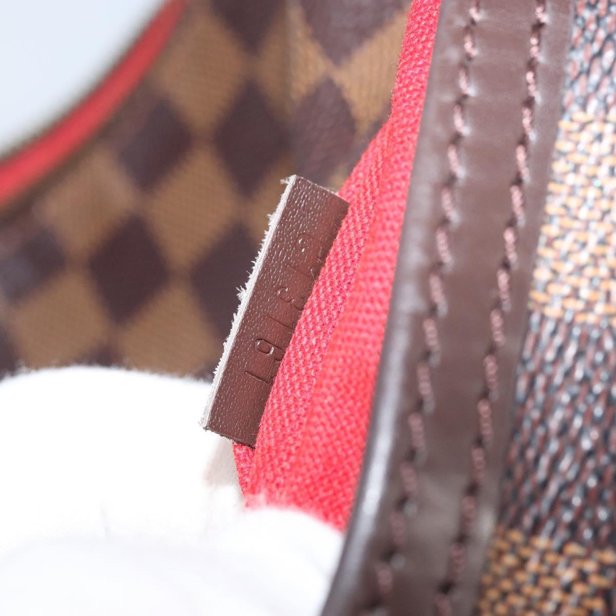 LOUIS VUITTON Damier Ebene Bloomsbury PM Shoulder Bag N42251 LV Auth 164573