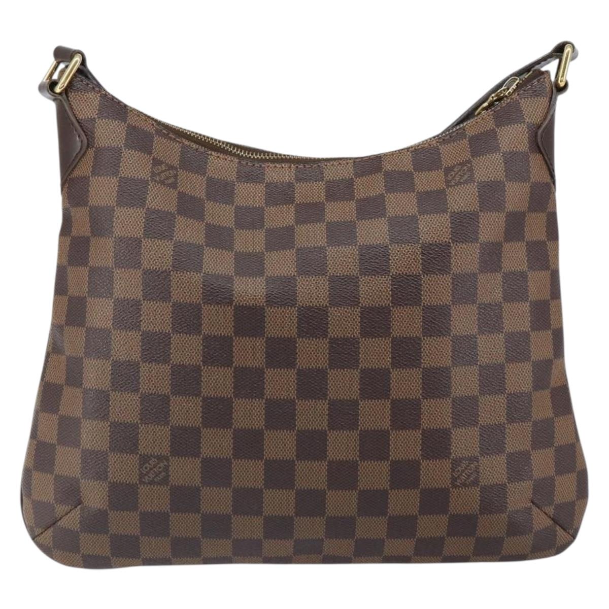 LOUIS VUITTON Damier Ebene Bloomsbury PM Shoulder Bag N42251 LV Auth 164573
