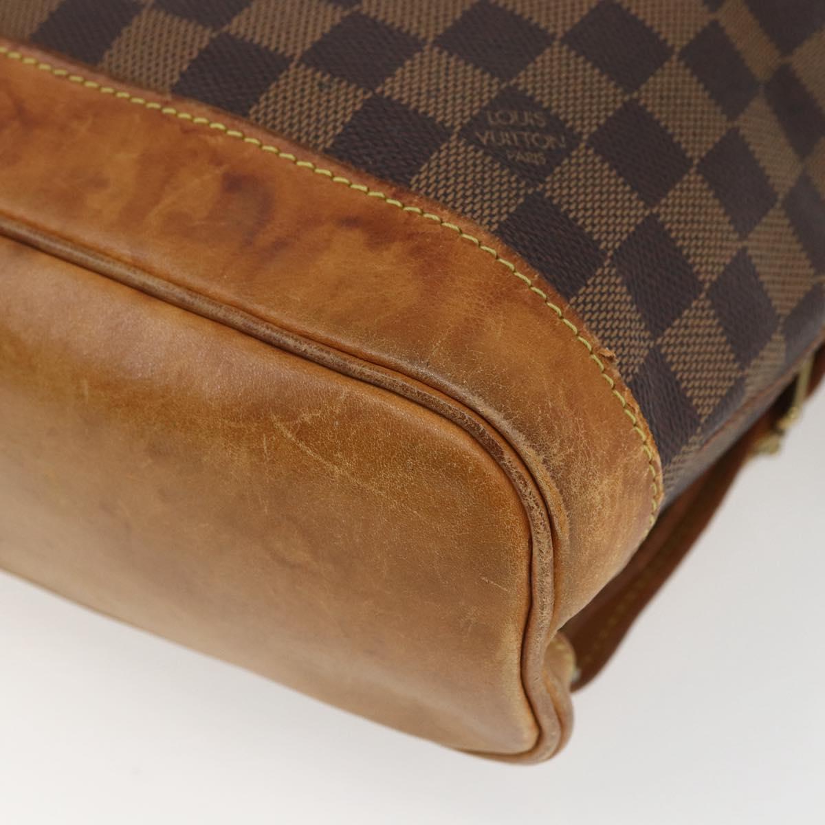 LOUIS VUITTON Damier Ebene Arlucan Backpack N99038 LV Auth 164574