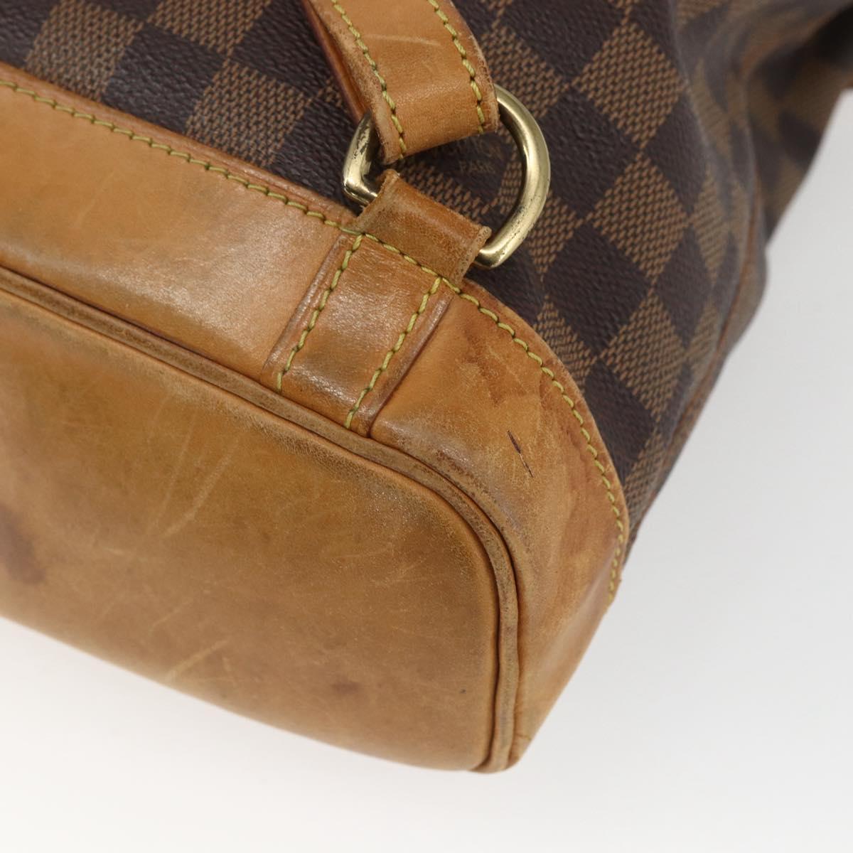 LOUIS VUITTON Damier Ebene Arlucan Backpack N99038 LV Auth 164574