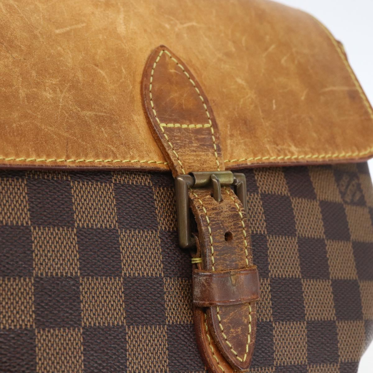 LOUIS VUITTON Damier Ebene Arlucan Backpack N99038 LV Auth 164574