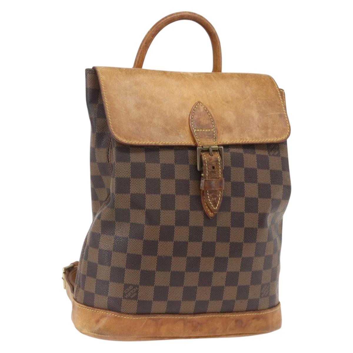 LOUIS VUITTON Damier Ebene Arlucan Backpack N99038 LV Auth 164574