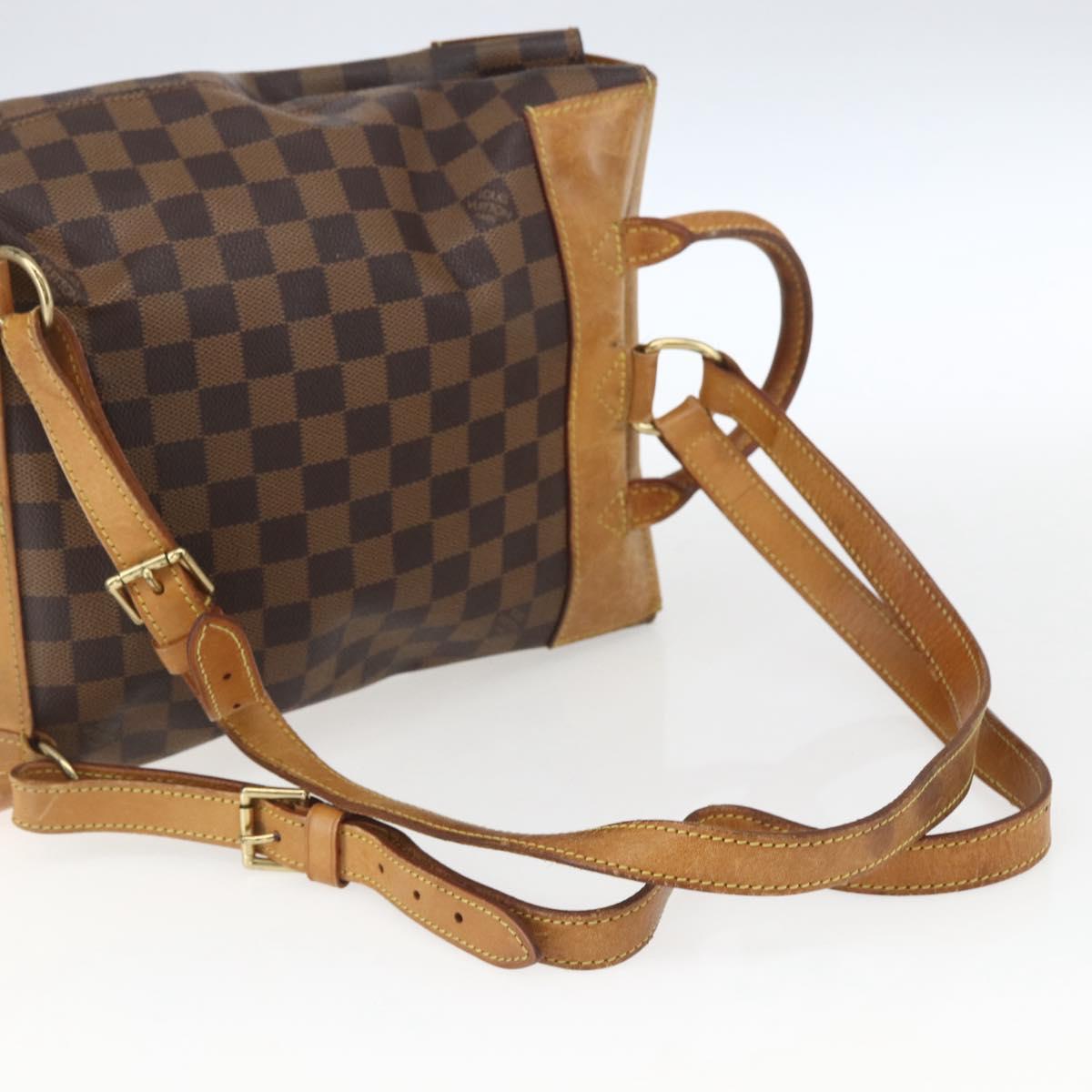 LOUIS VUITTON Damier Ebene Arlucan Backpack N99038 LV Auth 164574