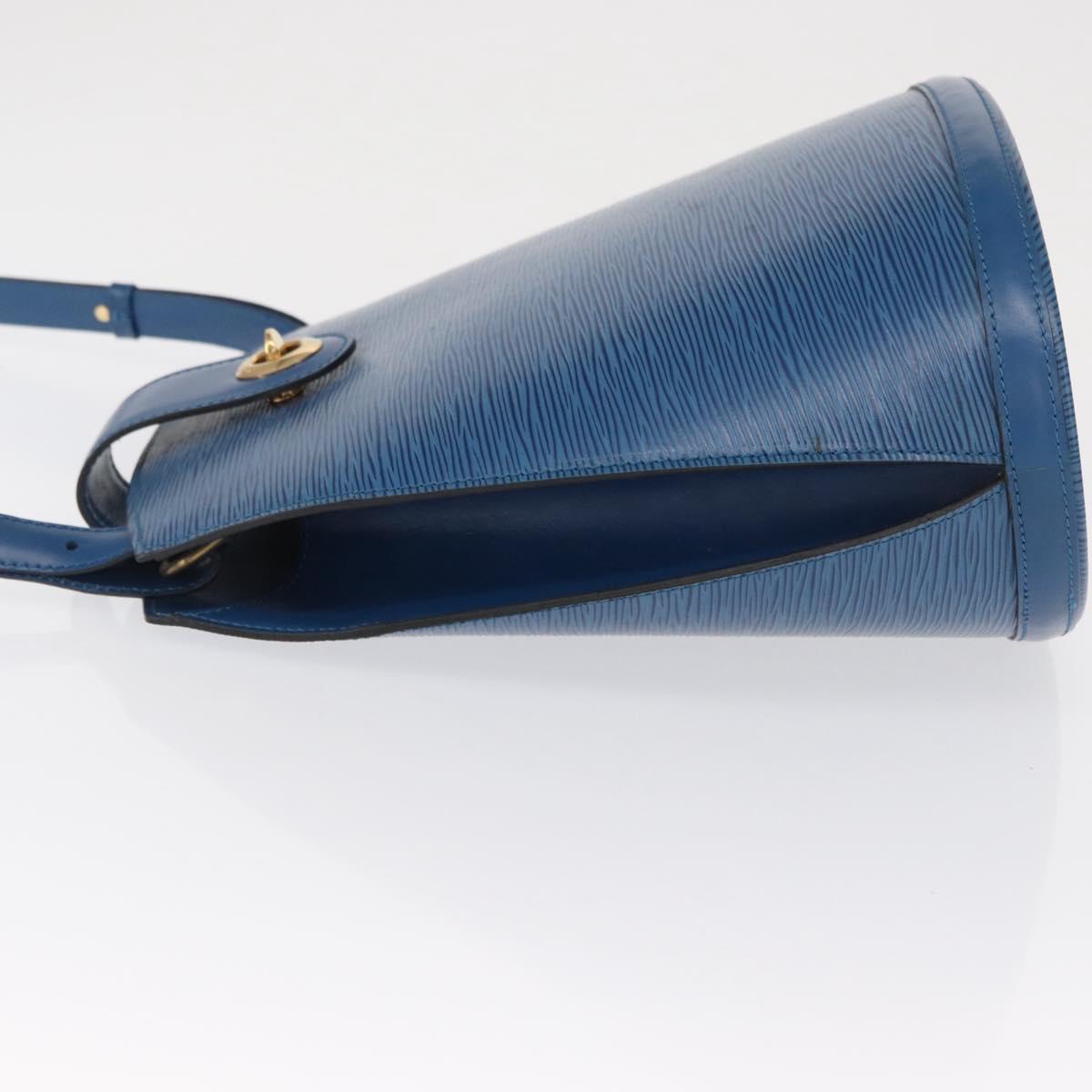 LOUIS VUITTON Epi Cluny Shoulder Bag Blue M52255 LV Auth 164580