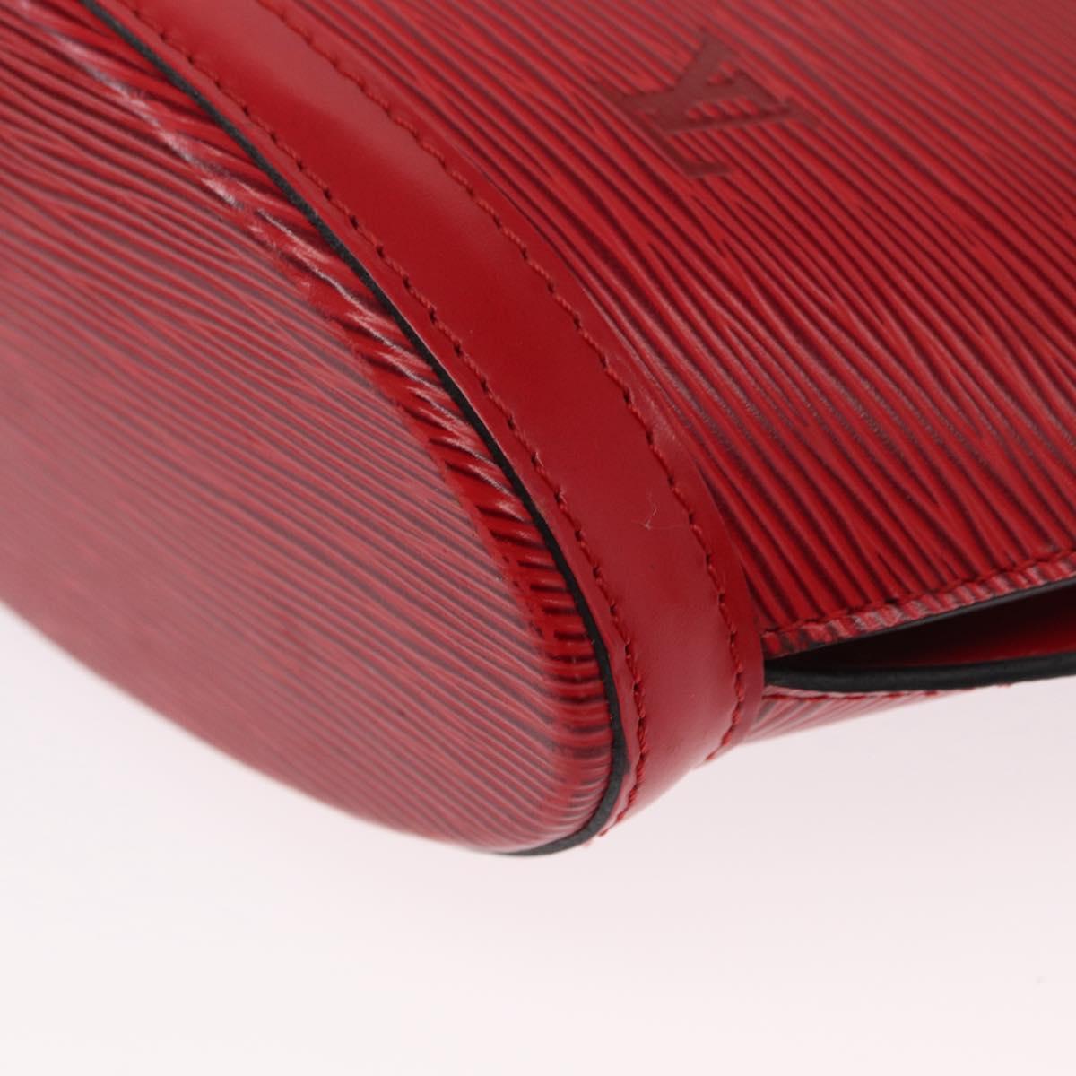 LOUIS VUITTON Epi Saint Jacques Shoulder Bag Red M52277 LV Auth 164590