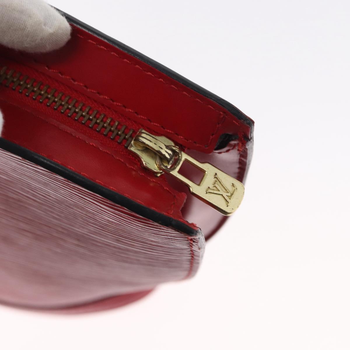 LOUIS VUITTON Epi Saint Jacques Shoulder Bag Red M52277 LV Auth 164590