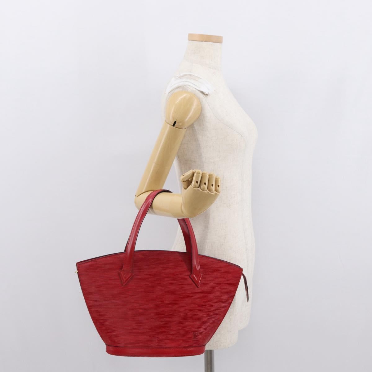 LOUIS VUITTON Epi Saint Jacques Shoulder Bag Red M52277 LV Auth 164590