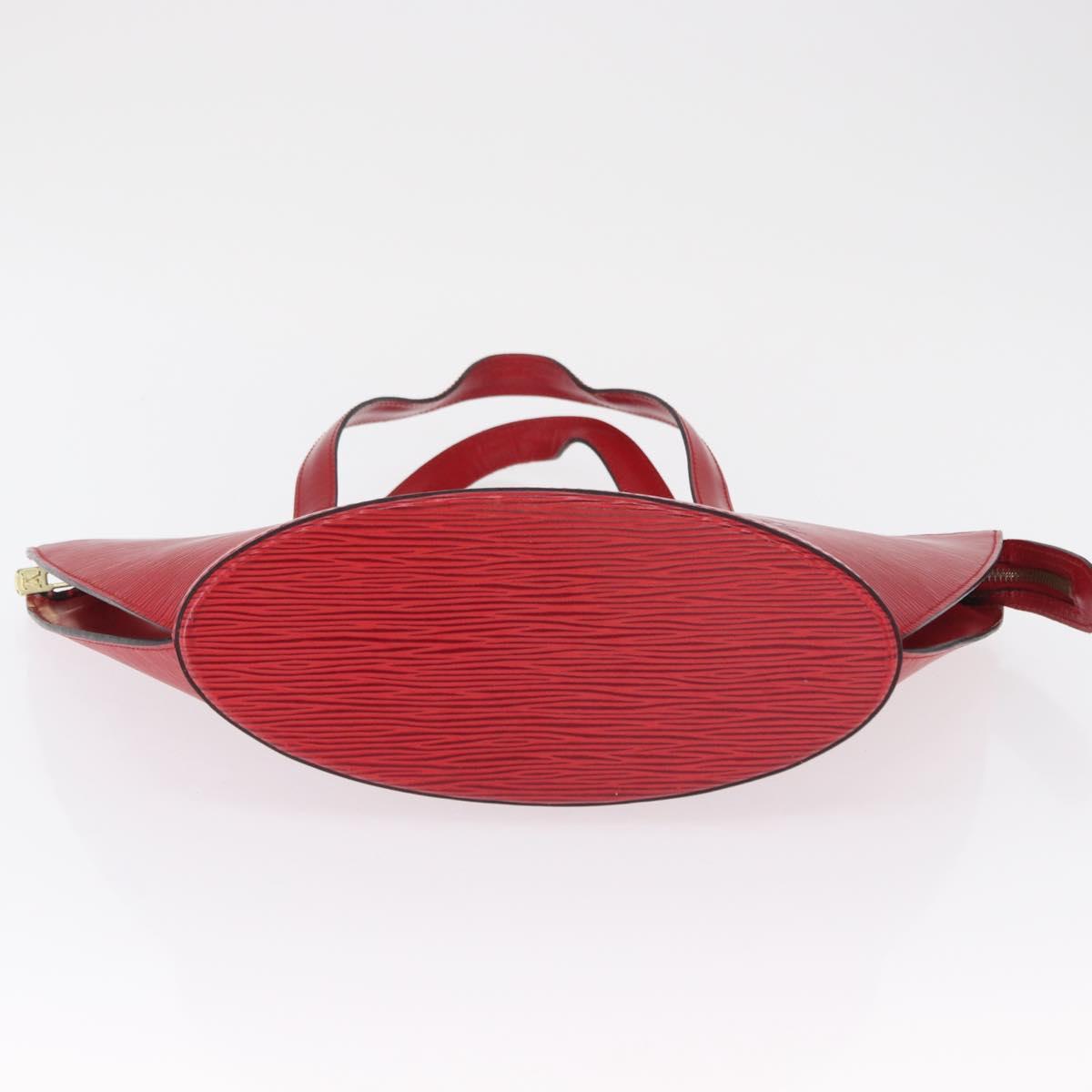 LOUIS VUITTON Epi Saint Jacques Shoulder Bag Red M52277 LV Auth 164590