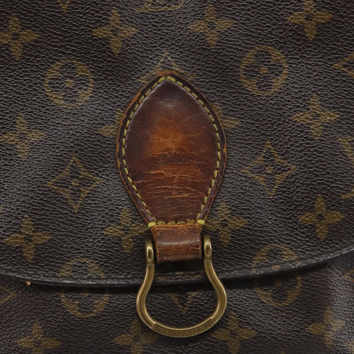 LOUIS VUITTON Monogram Saint Cloud GM Shoulder Bag M51242 LV Auth 164599