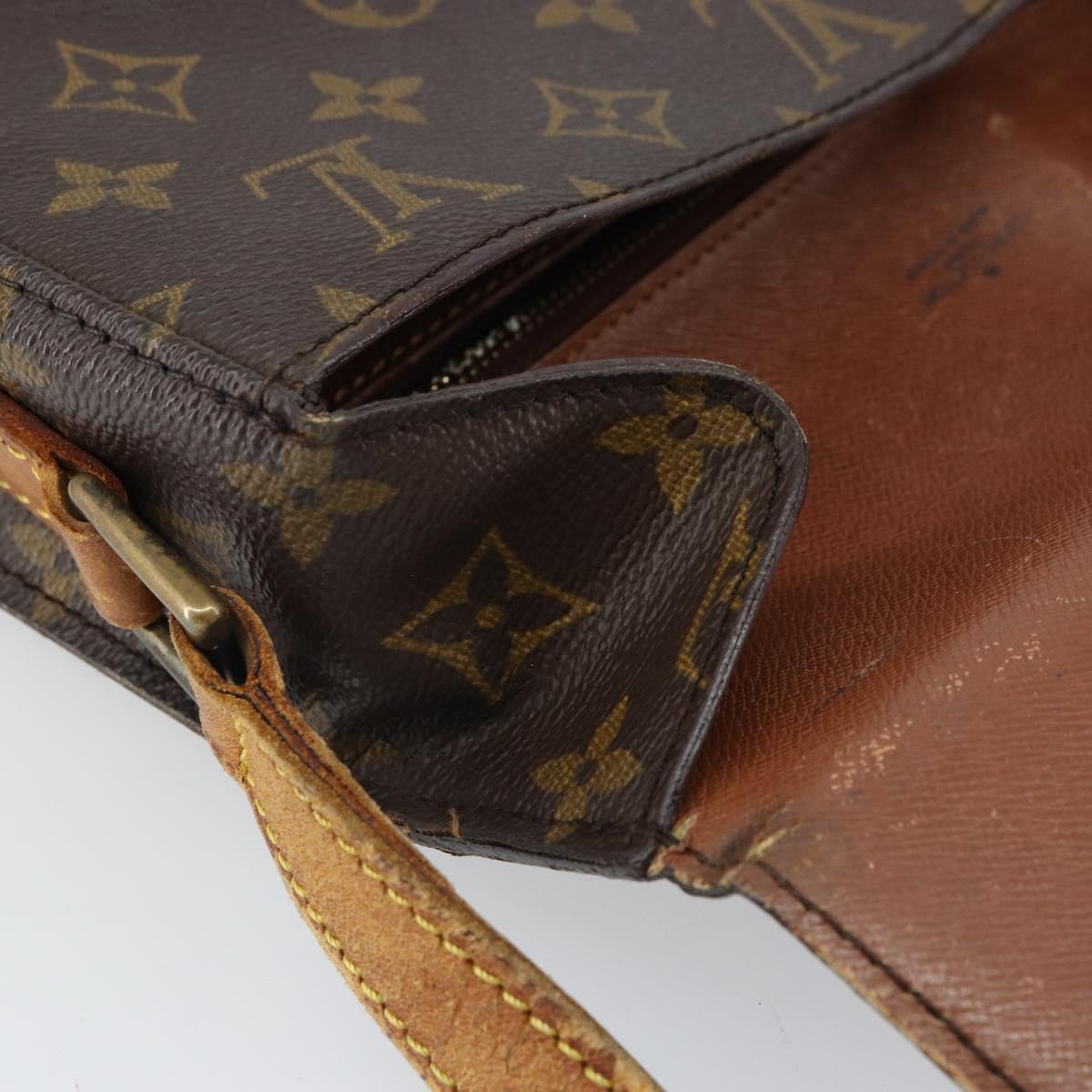 LOUIS VUITTON Monogram Saint Cloud GM Shoulder Bag M51242 LV Auth 164599